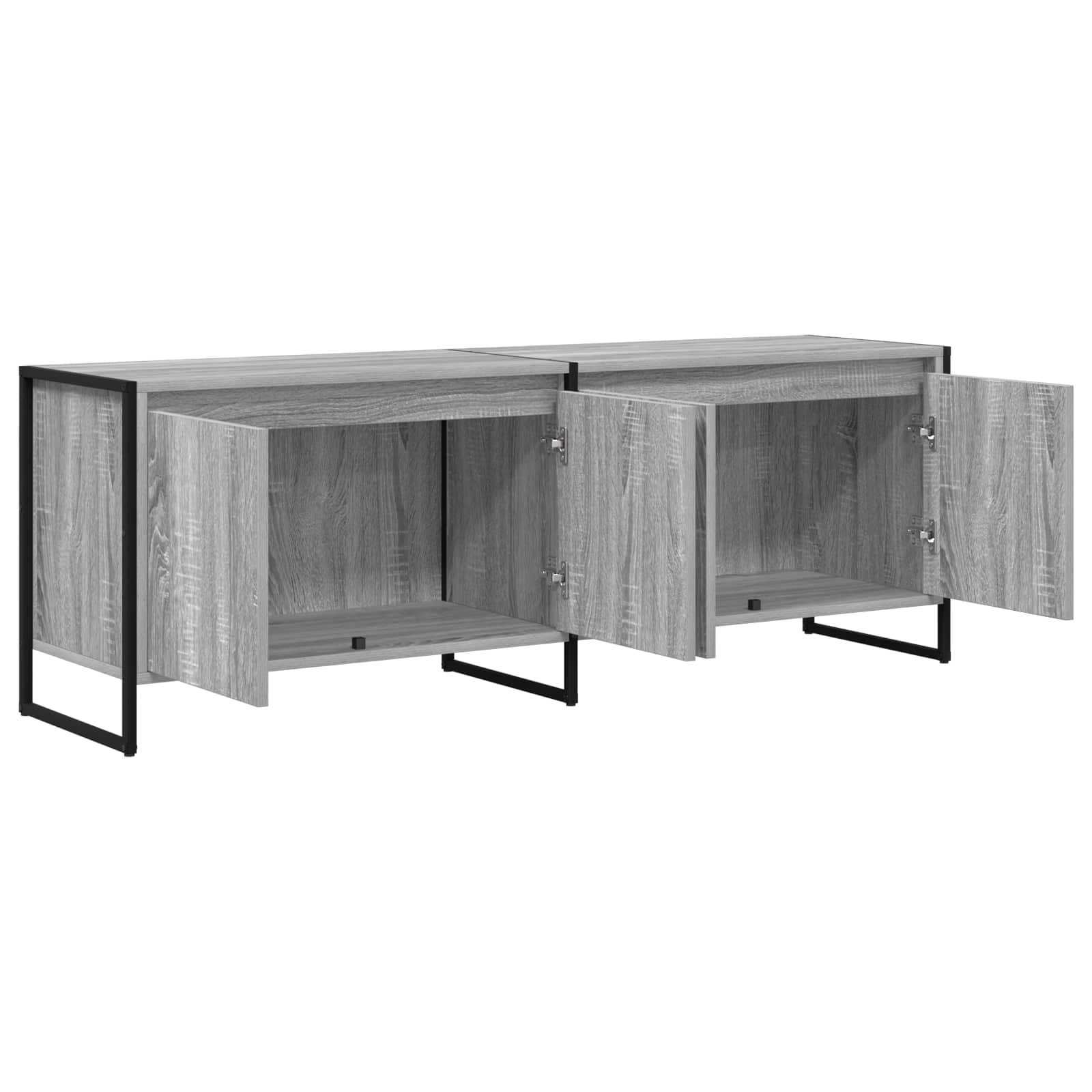 Meuble TV Gris Sonoma 140 x 36 x 49.5 cm Bois d'ingénierie - XIOS