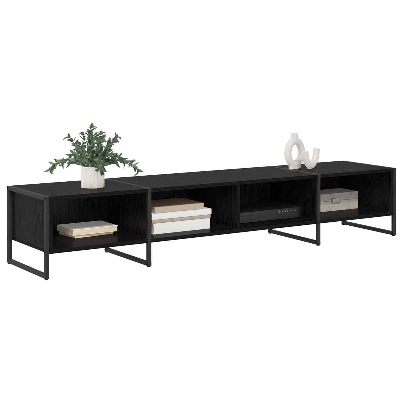 Meuble TV Chêne noir 170,5 x 36 x 30,5 cm Bois d'ingénierie - XIOS