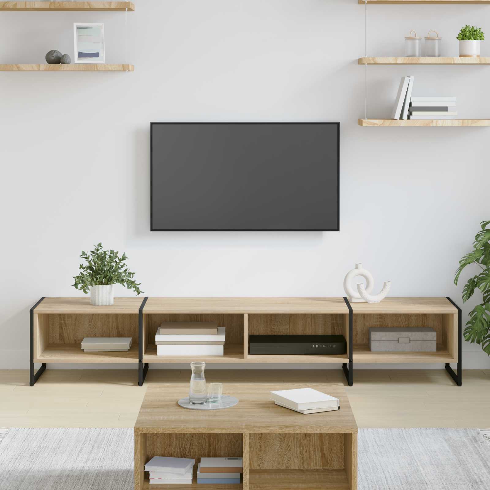 Meuble TV Sonoma 170,5 x 36 x 30,5 cm Bois d'ingénierie - XIOS