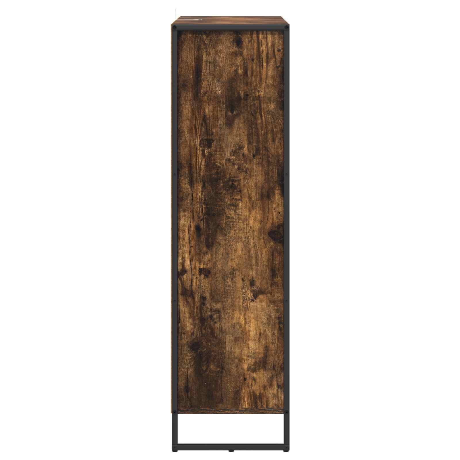 Bibliothèque Chêne Fumé 99,5 x 30 x 108,5 cm Bois d'ingénierie - XIOS