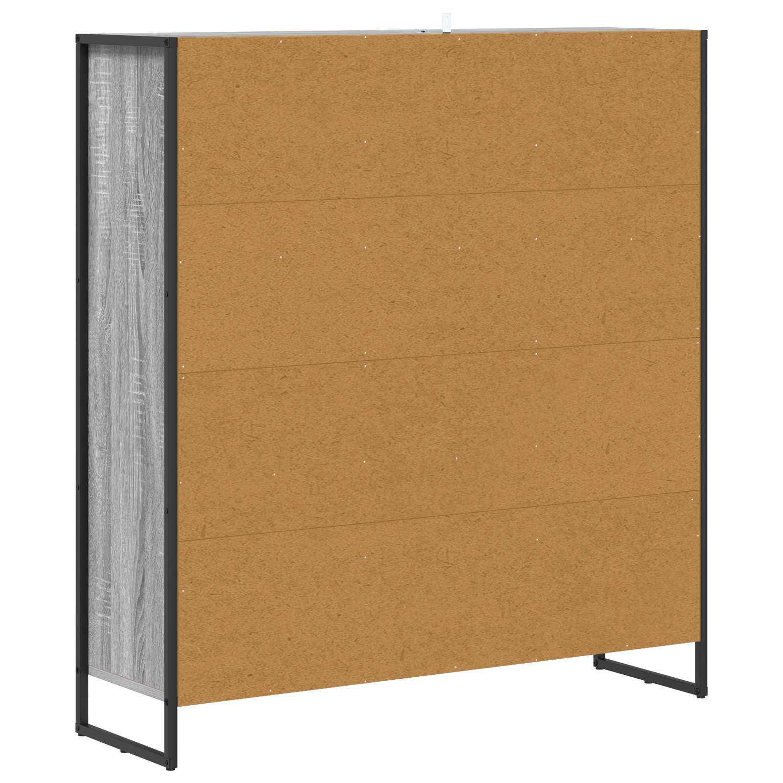 Bibliothèque Gris Sonoma 99,5 x 30 x 108,5 cm Bois d'ingénierie - XIOS