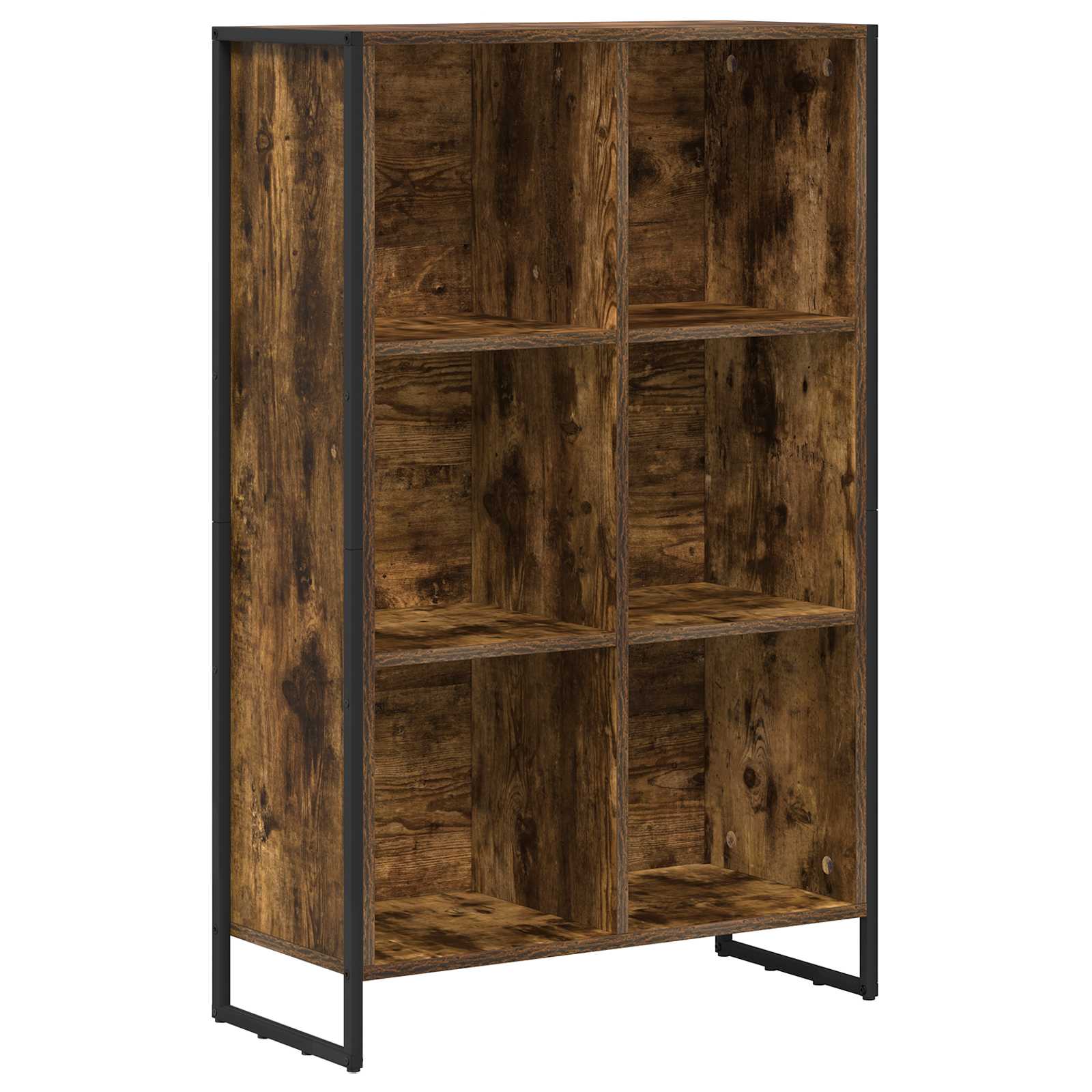 Bibliothèque Chêne Fumé 99,5 x 30 x 108,5 cm Bois d'ingénierie - XIOS