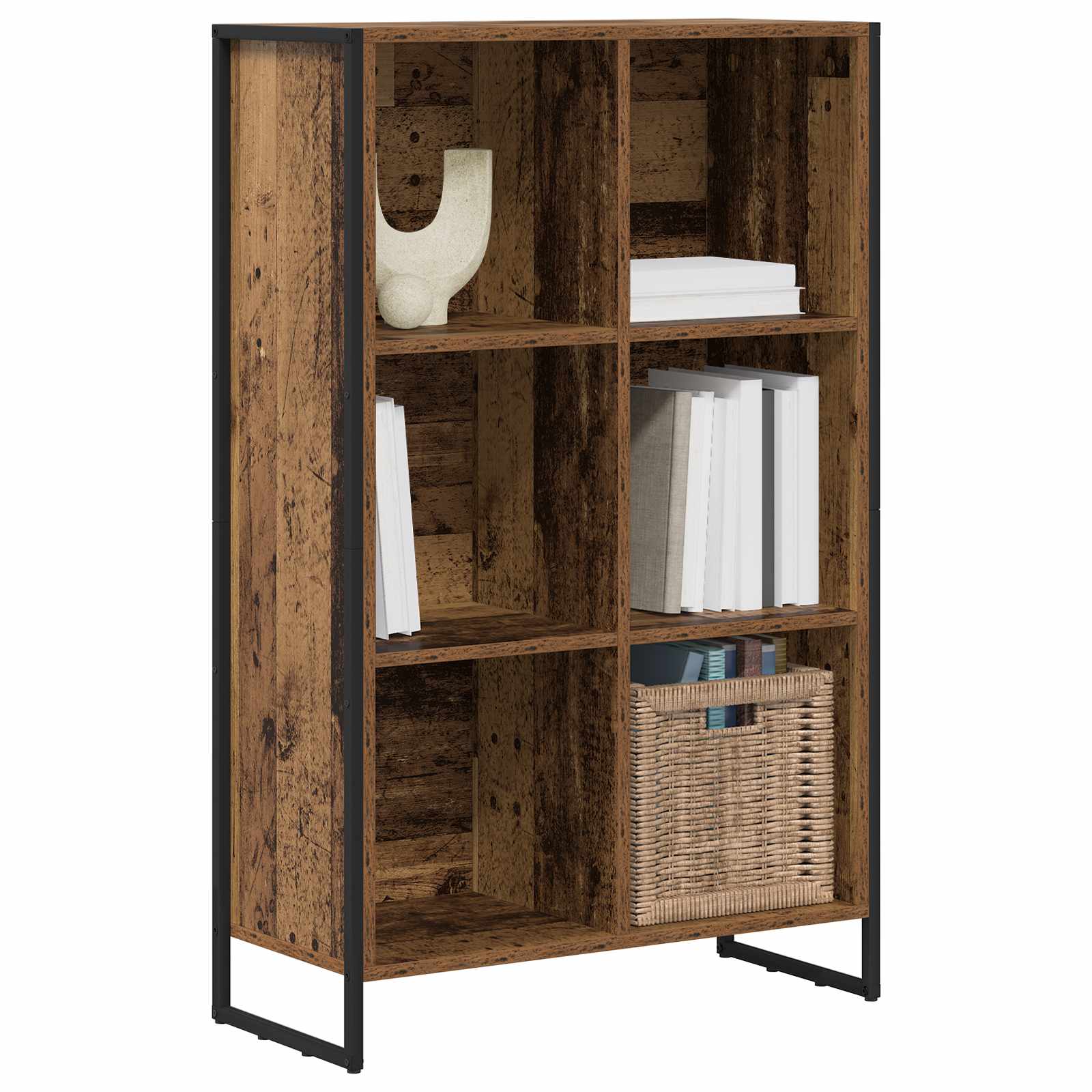 Bibliothèque Bois Ancien 99,5 x 30 x 108,5 cm Bois d'ingénierie - XIOS