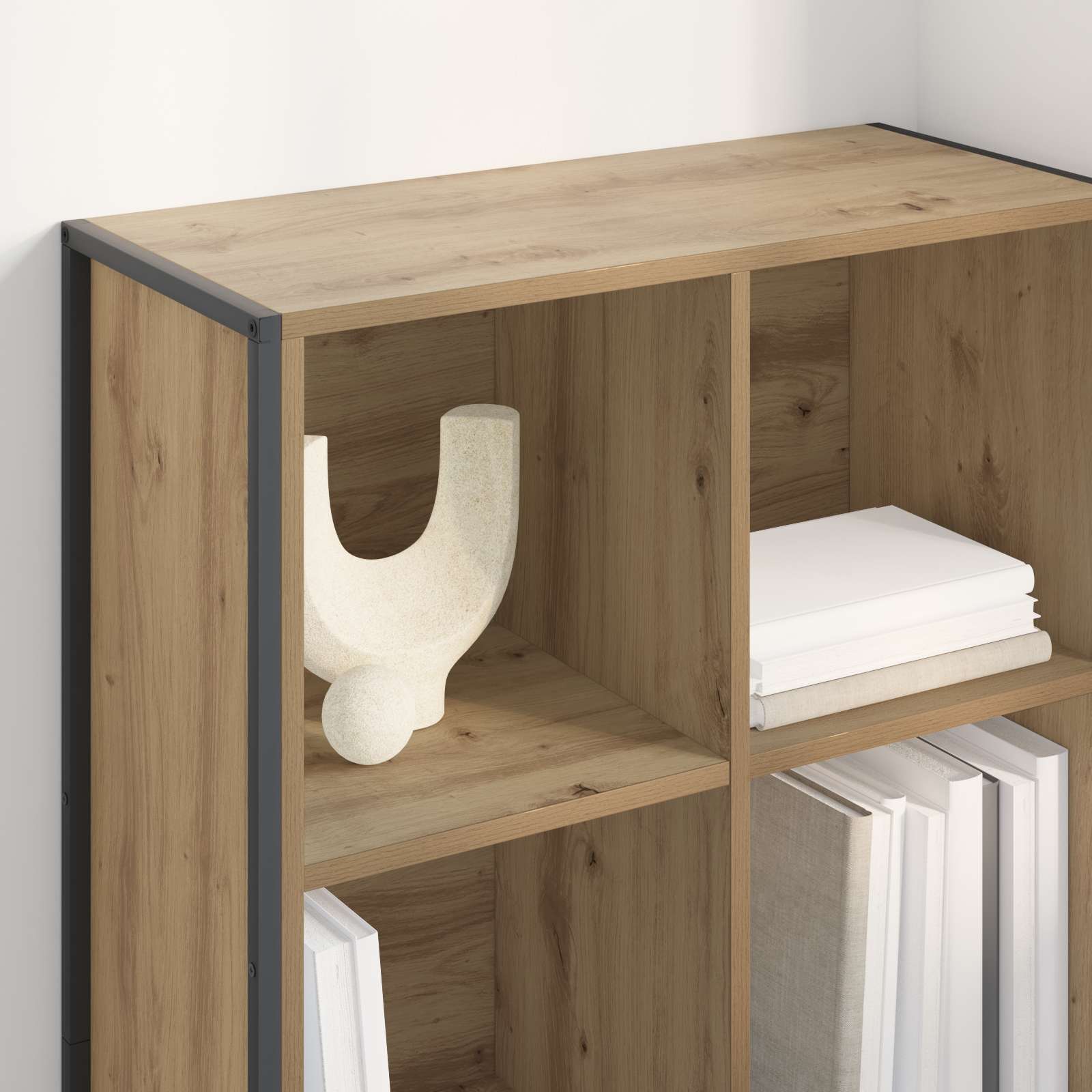 Bibliothèque Chêne artisan 99,5 x 30 x 108,5 cm - XIOS