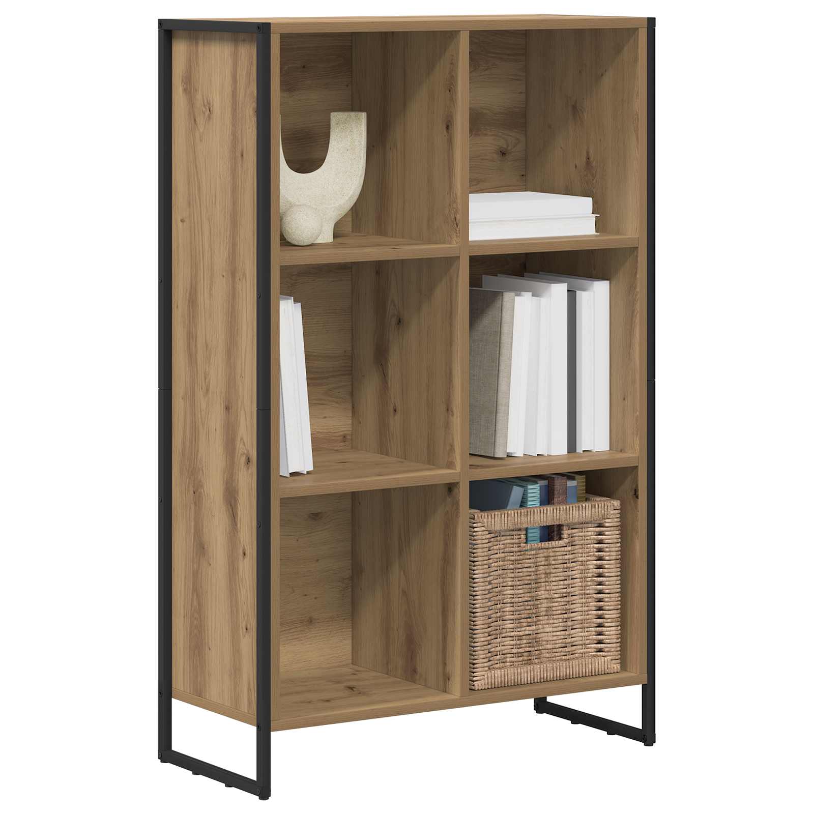Bibliothèque Chêne artisan 99,5 x 30 x 108,5 cm - XIOS