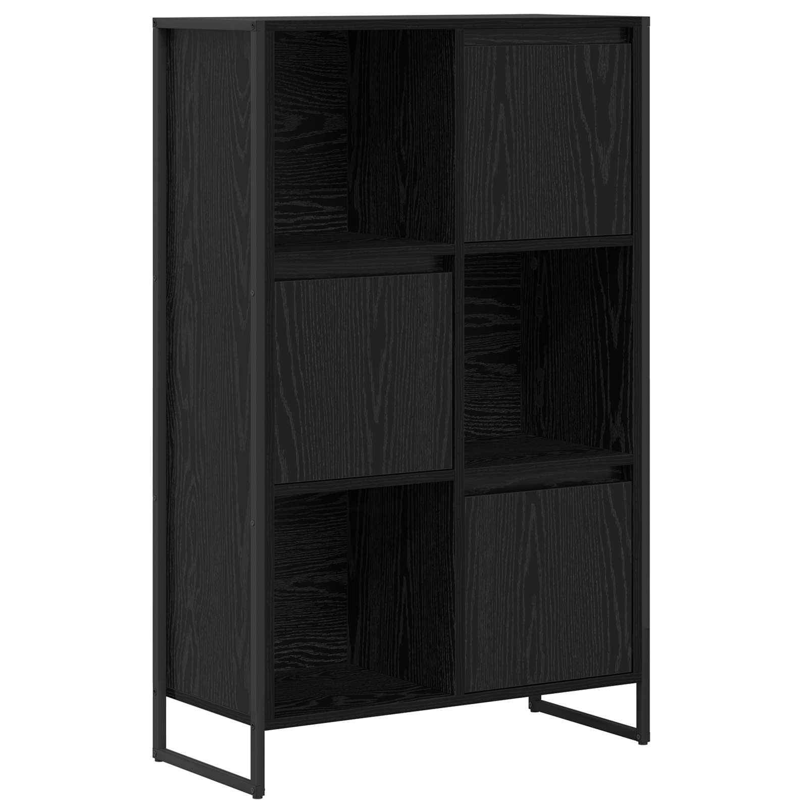 Bibliothèque Chêne noir 68 x 30 x 108.5 cm Bois d'ingénierie - XIOS