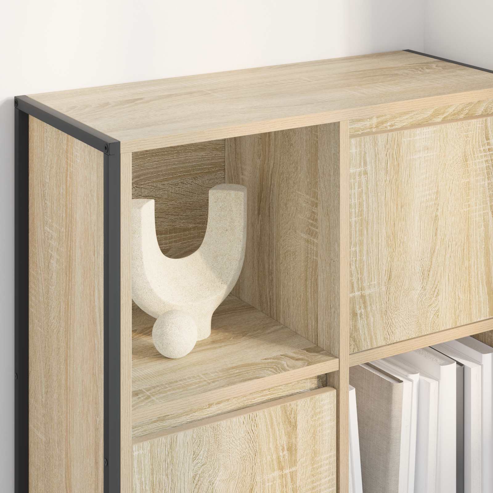Bibliothèque Sonoma 68 x 30 x 108.5 cm Bois d'ingénierie - XIOS