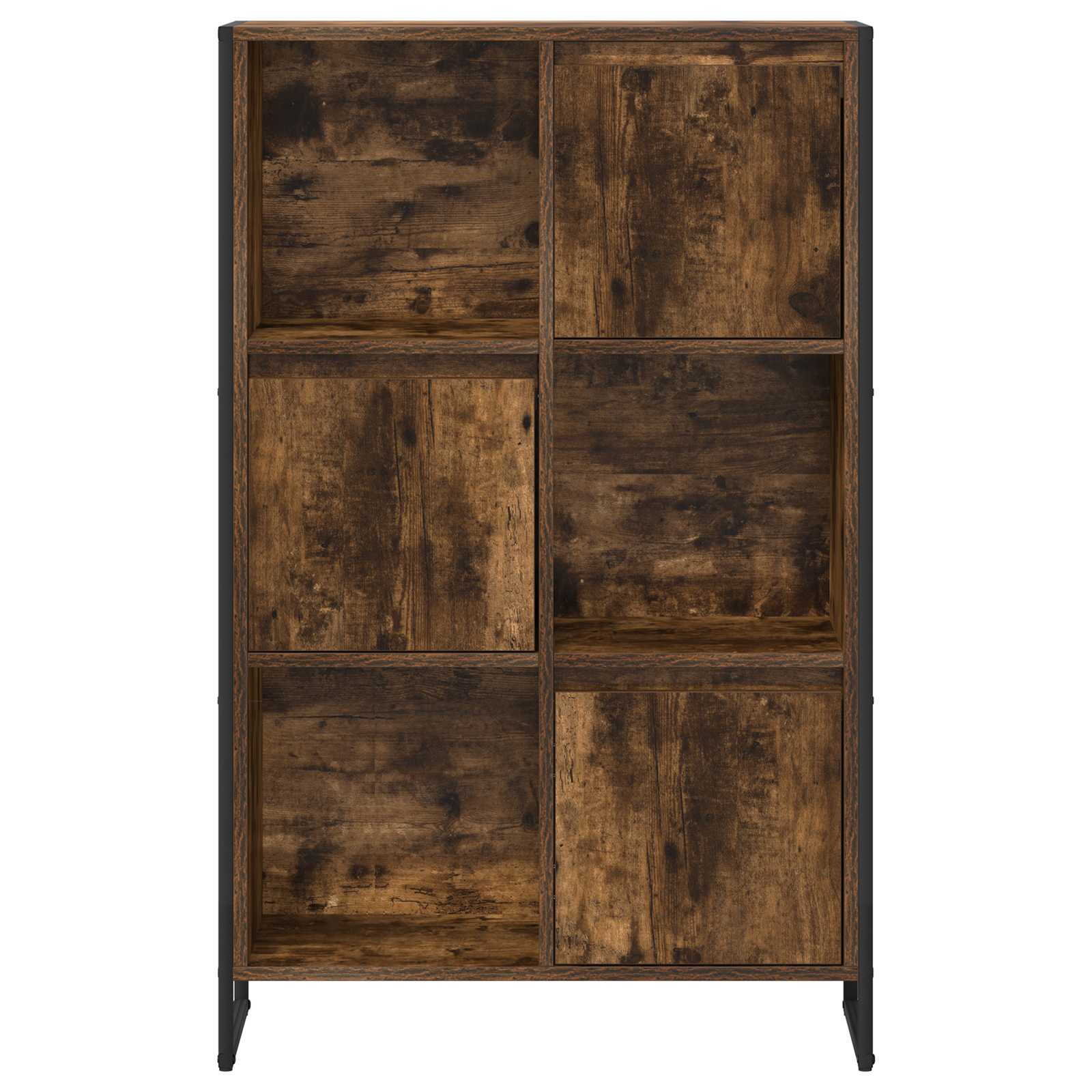 Bibliothèque Chêne Fumé 68 x 30 x 108.5 cm Bois d'ingénierie - XIOS