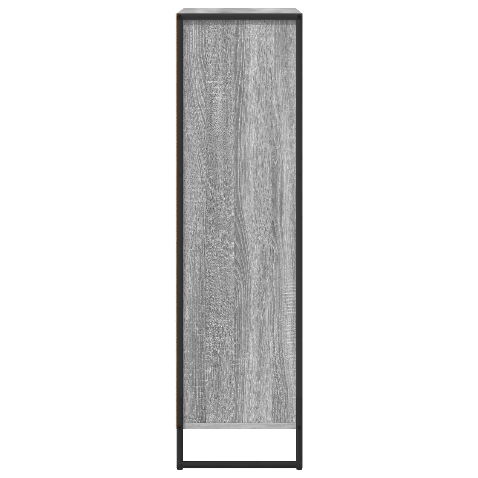 Bibliothèque Gris Sonoma 68 x 30 x 108.5 cm Bois d'ingénierie - XIOS