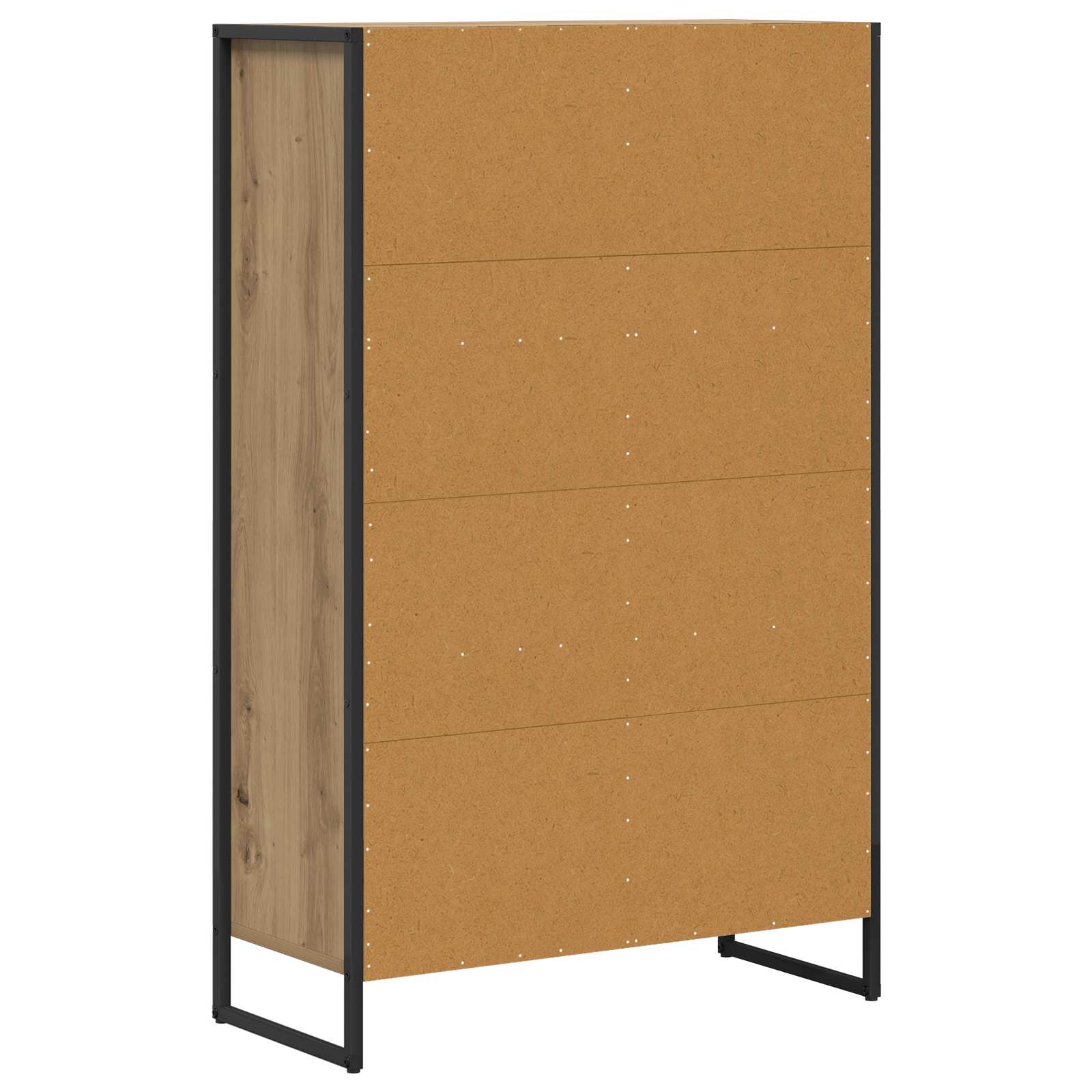 Bibliothèque Chêne artisan 68 x 30 x 108.5 cm Bois d'ingénierie - XIOS