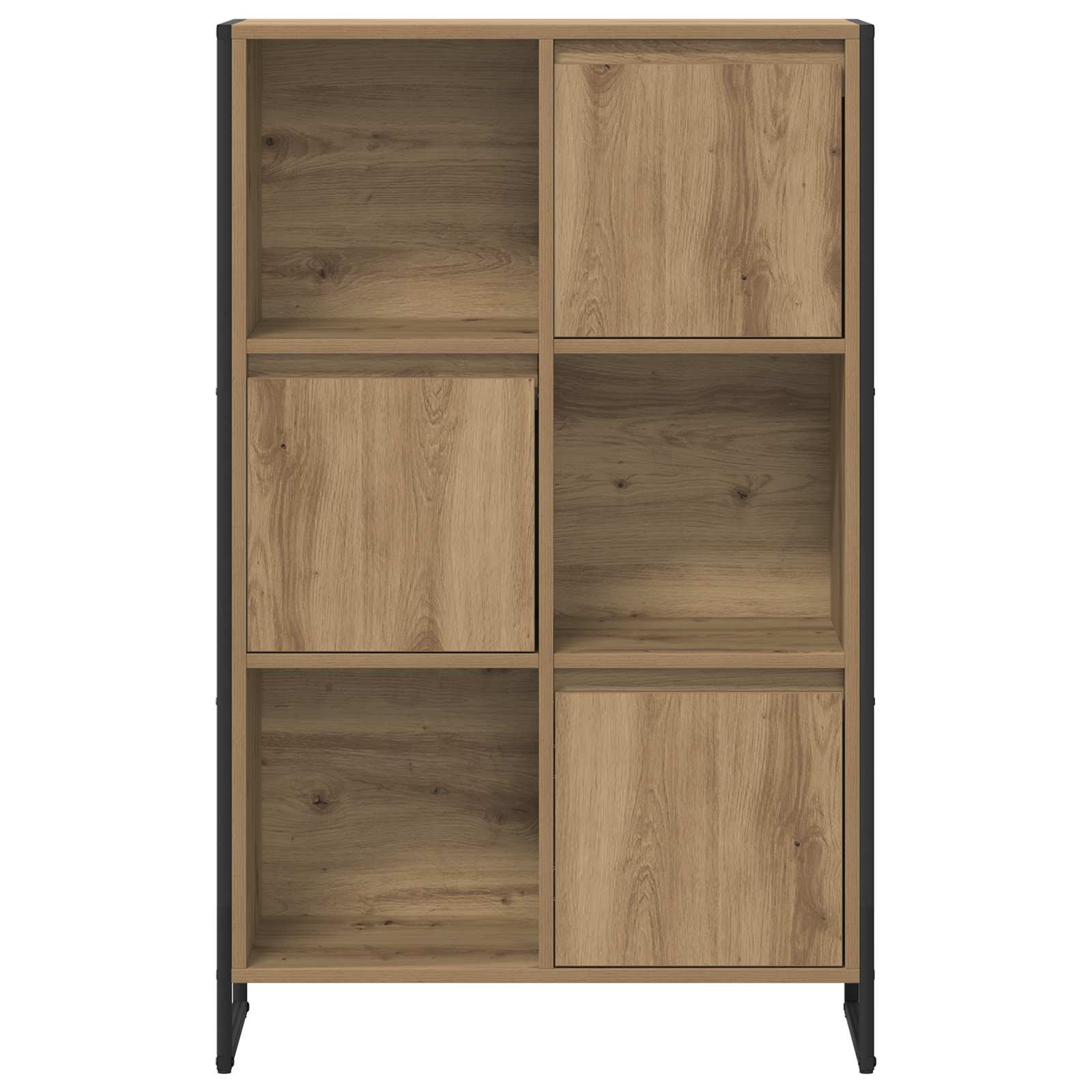 Bibliothèque Chêne artisan 68 x 30 x 108.5 cm Bois d'ingénierie - XIOS
