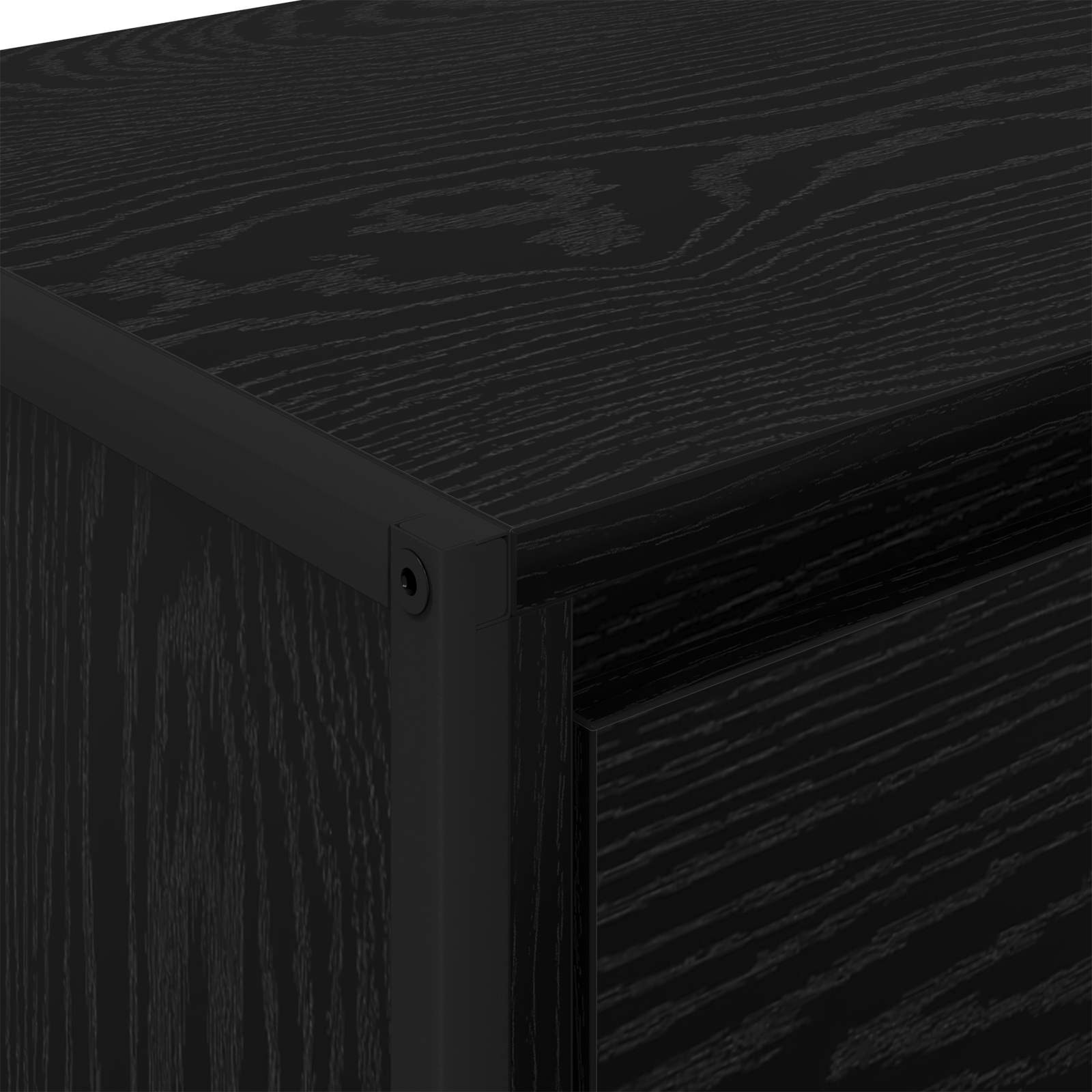 Buffet Chêne noir 42 x 36 x 75.5 cm Bois d'ingénierie - XIOS