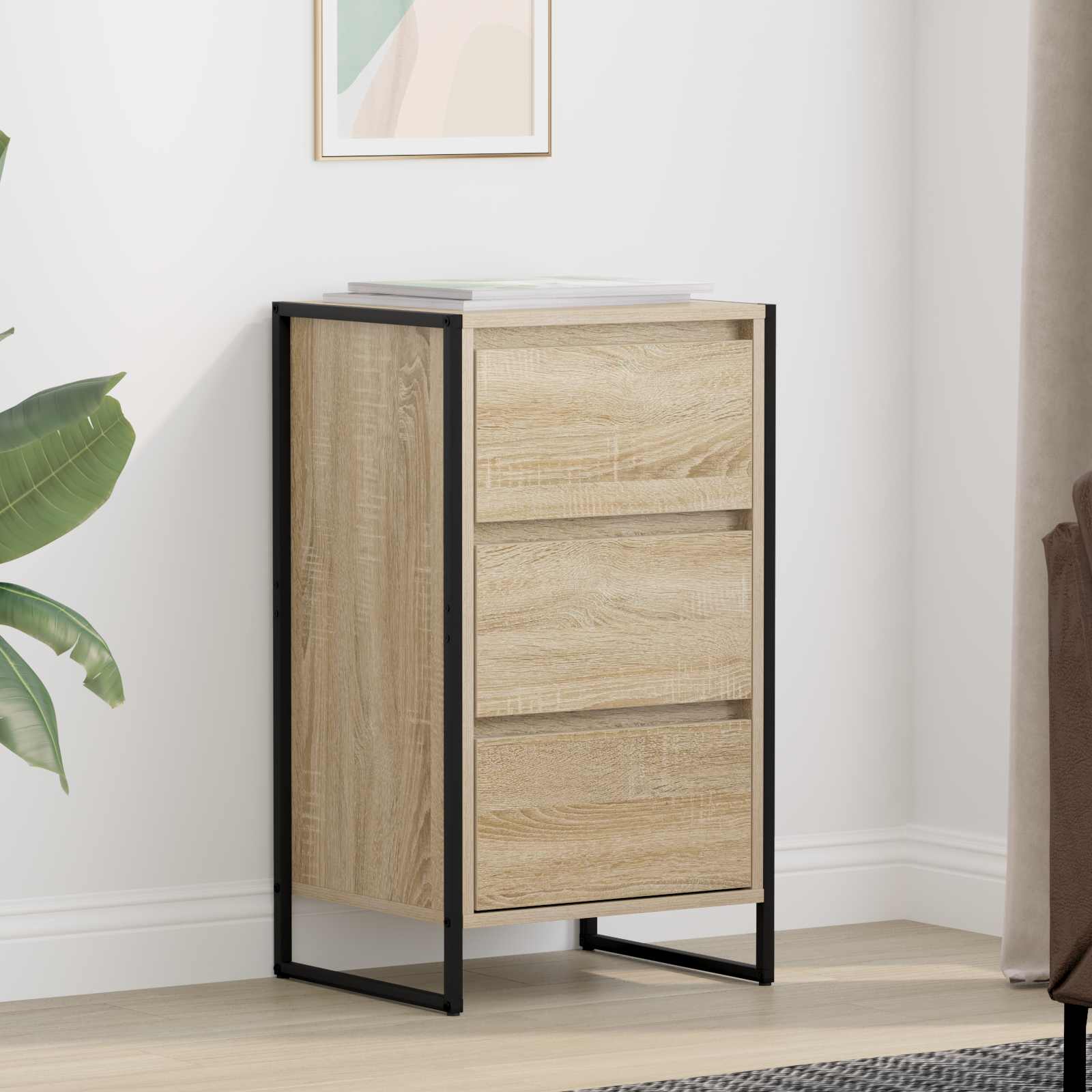 Buffet avec tiroir Sonoma 42 x 36 x 75.5 cm Bois d'ingénierie - XIOS