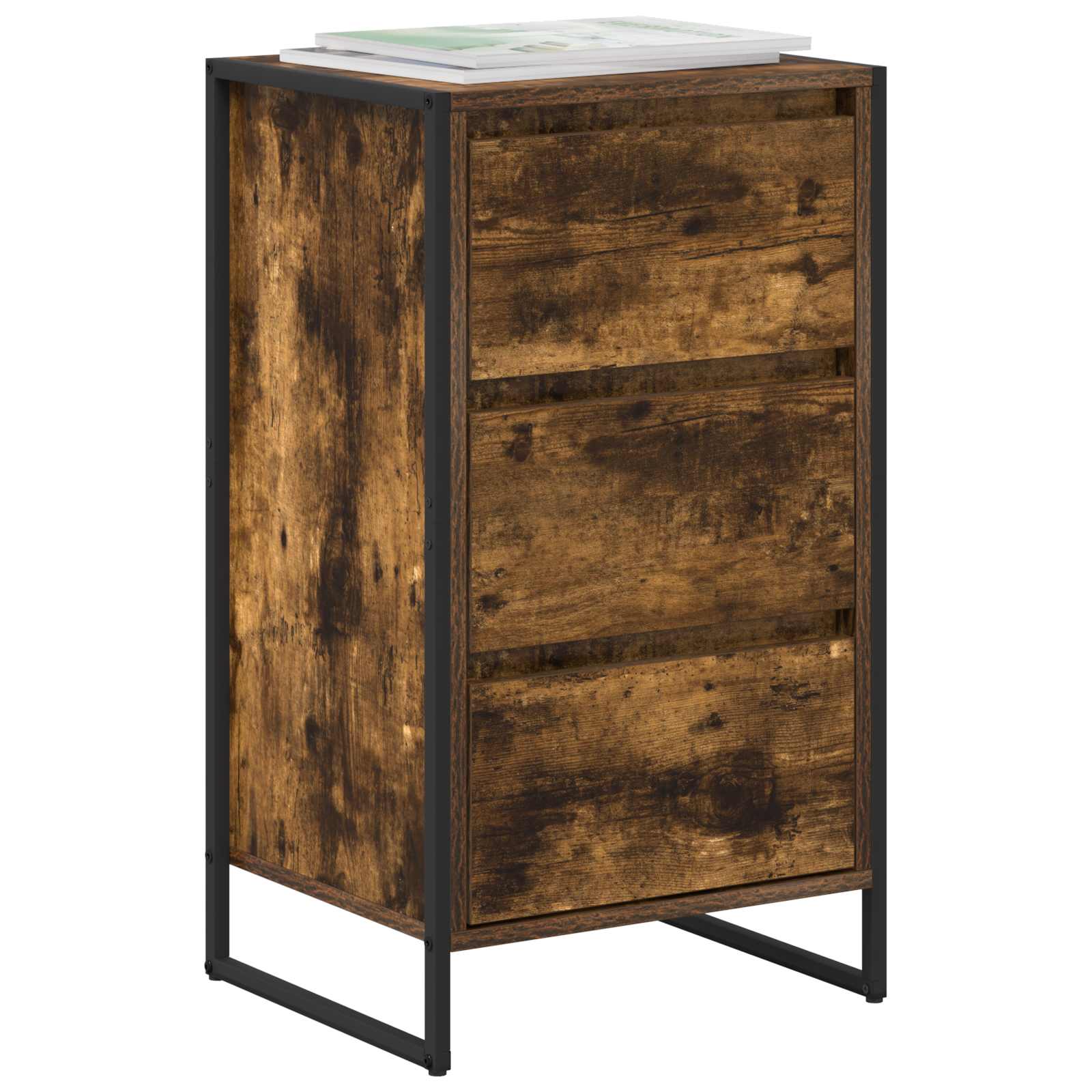 Buffet Chêne Fumé 42 x 36 x 75.5 cm Bois d'ingénierie - XIOS