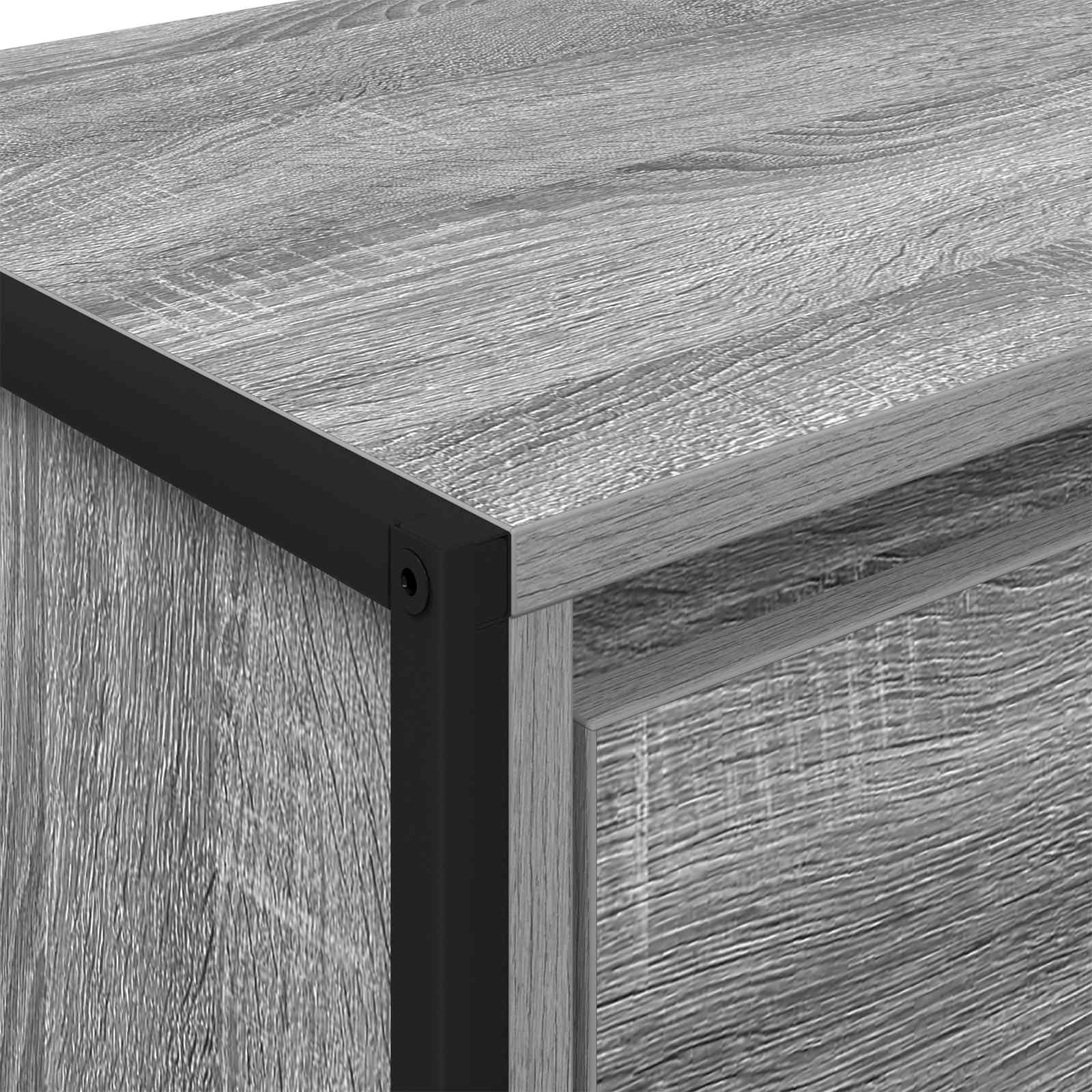 Buffet Gris Sonoma 42 x 36 x 75.5 cm Bois d'ingénierie - XIOS