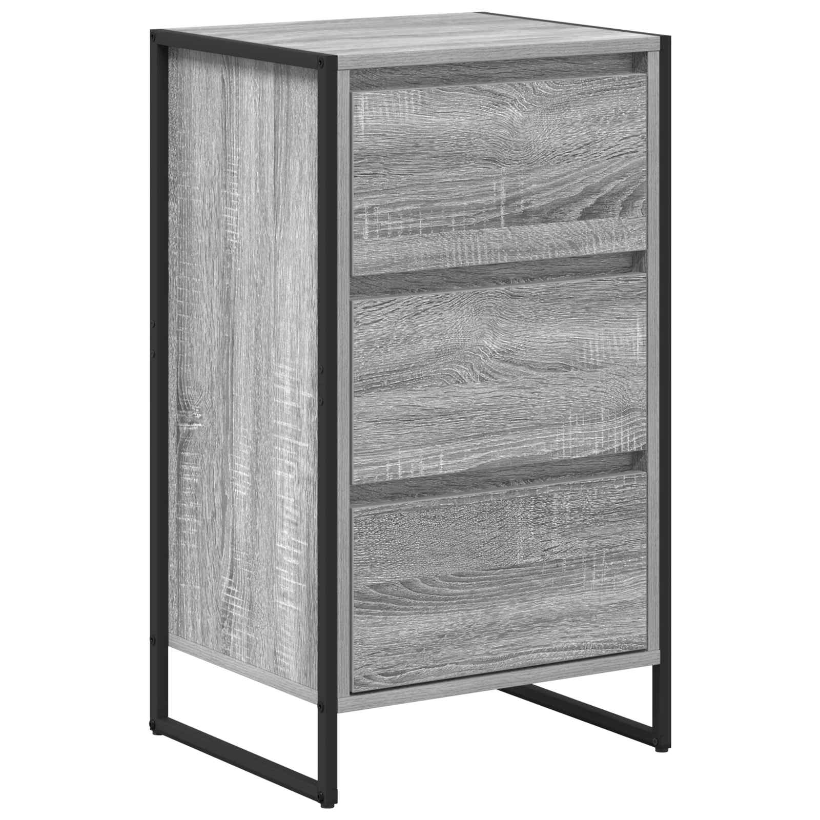Buffet Gris Sonoma 42 x 36 x 75.5 cm Bois d'ingénierie - XIOS