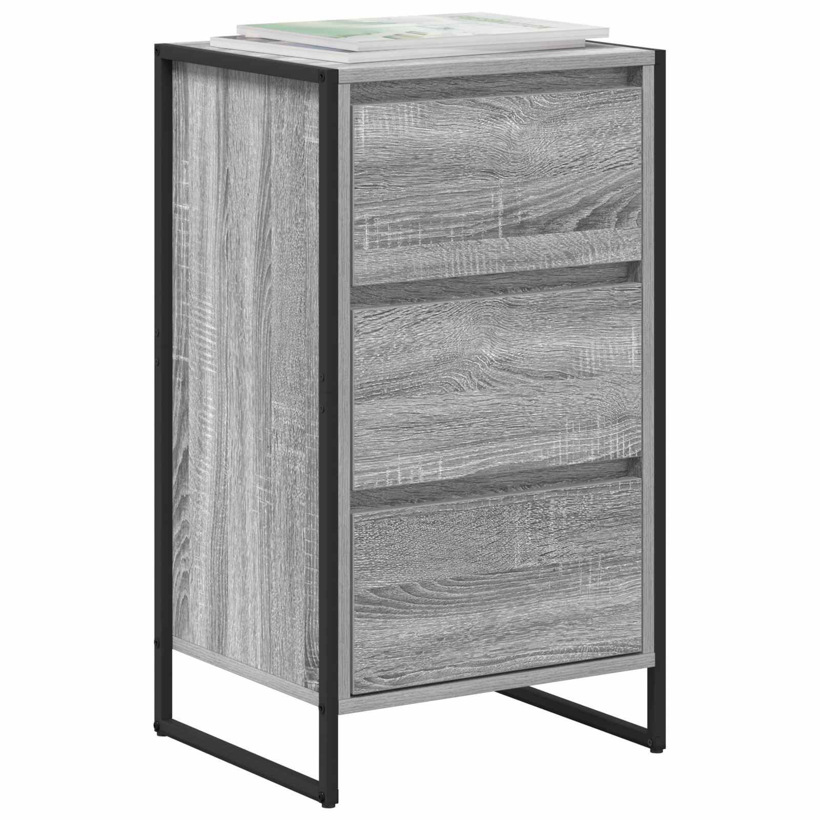 Buffet Gris Sonoma 42 x 36 x 75.5 cm Bois d'ingénierie - XIOS