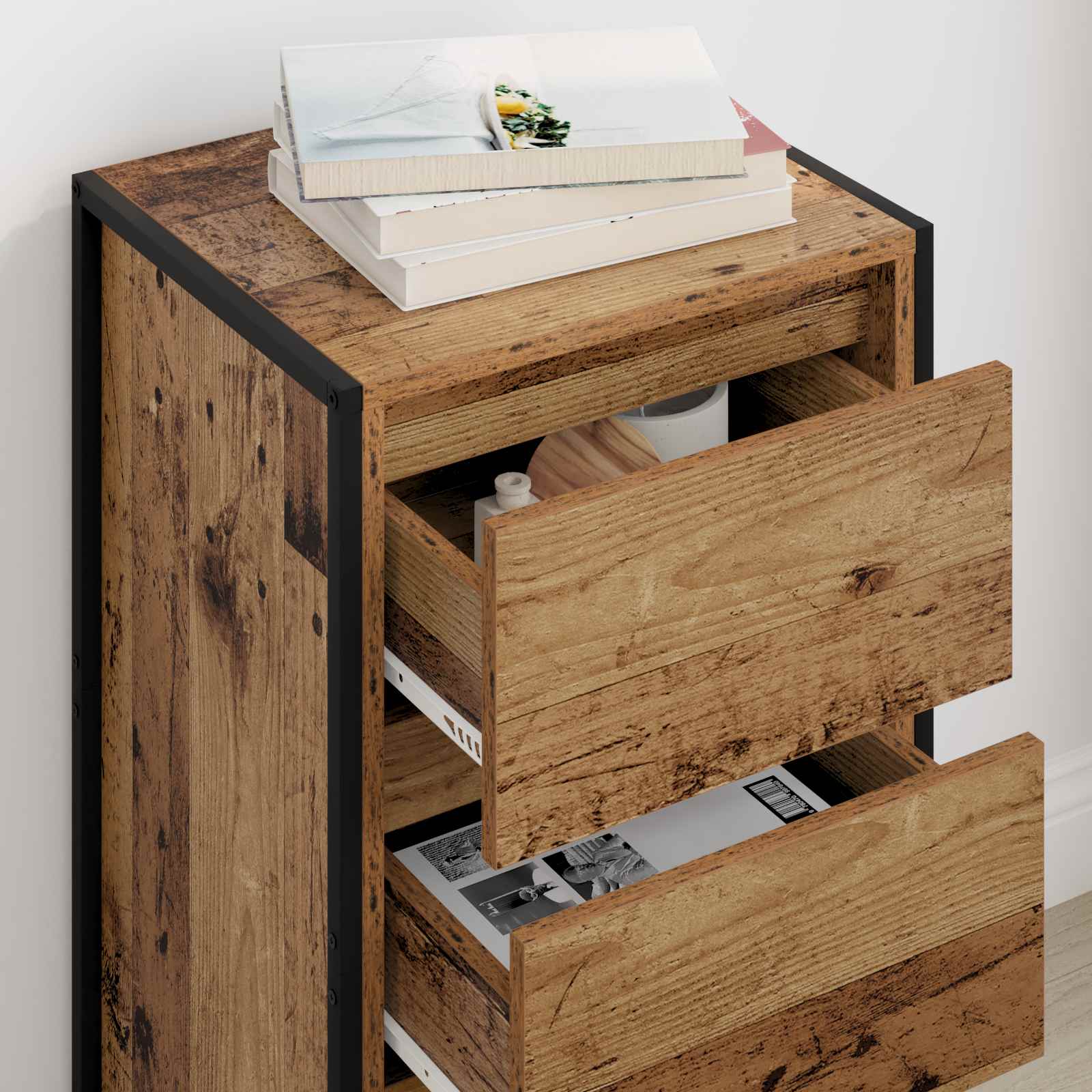 Buffet Bois Ancien 42 x 36 x 75.5 cm Bois d'ingénierie - XIOS