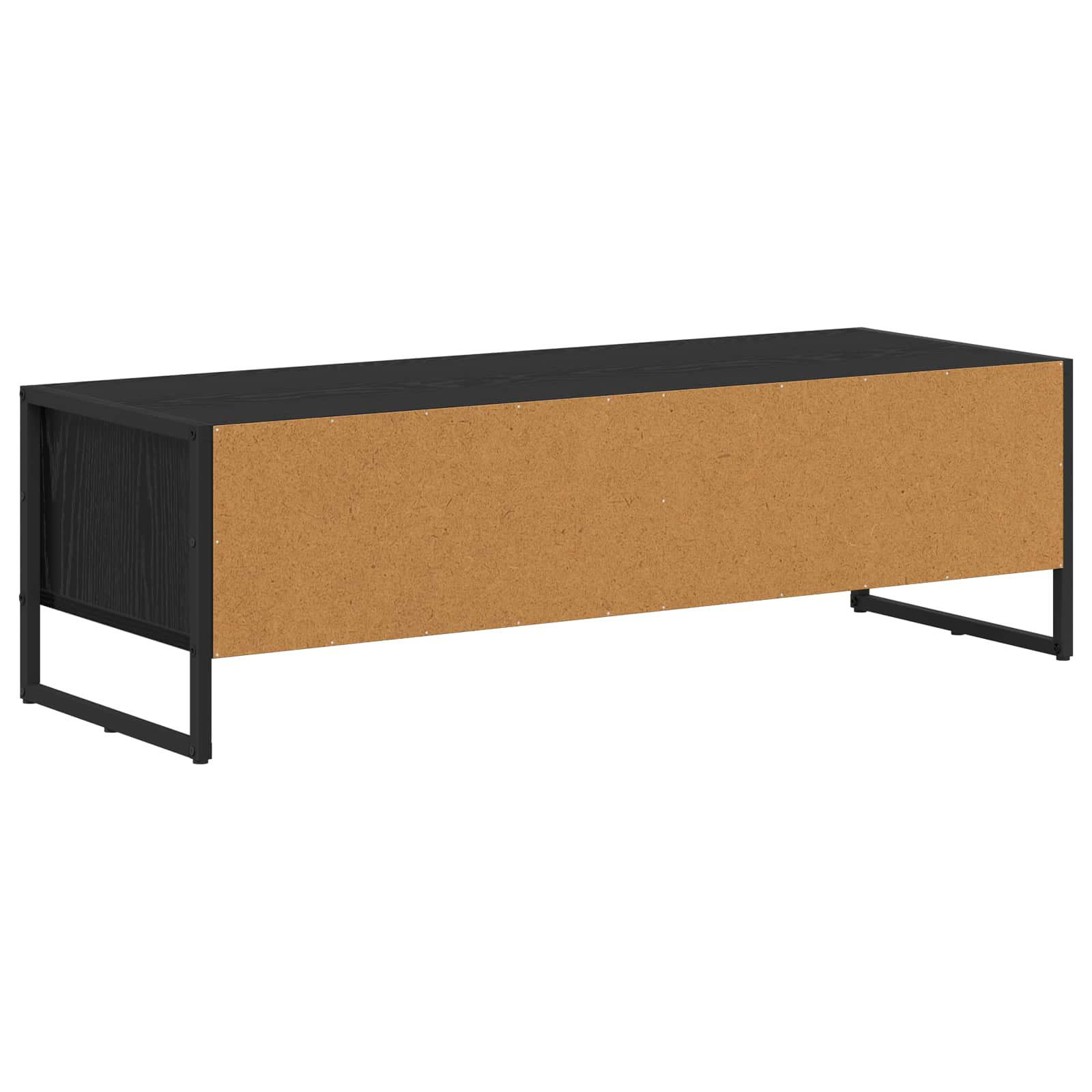 Meuble TV 100 x 36,5 x 30,5 cm Chêne noir Bois d'ingénierie