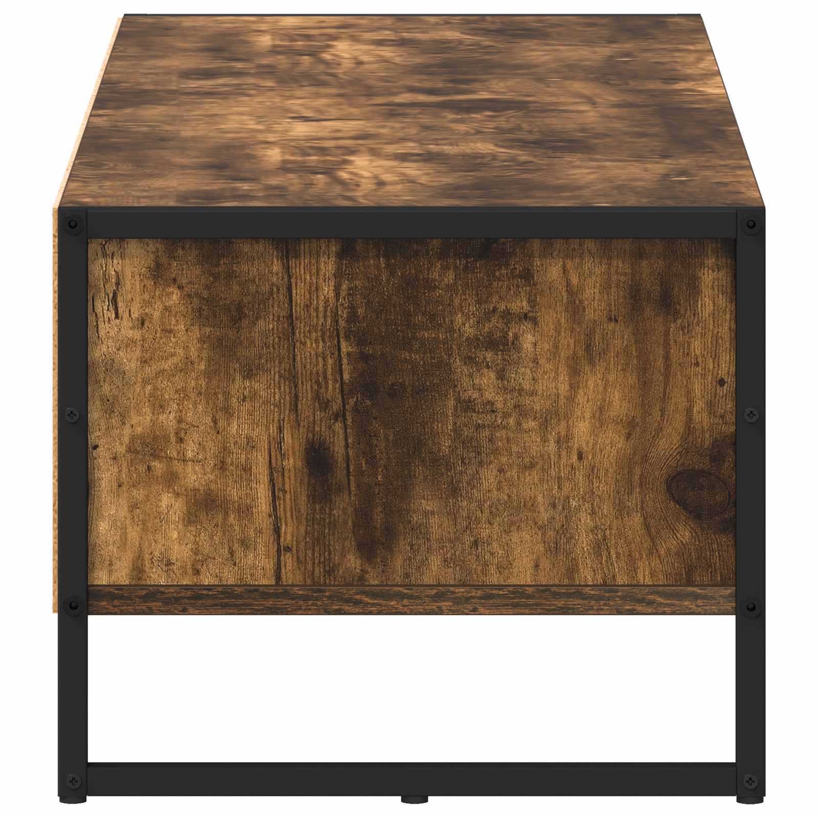 Meuble TV 100 x 36,5 x 30,5 cm Chêne Fumé Bois d'ingénierie - XIOS