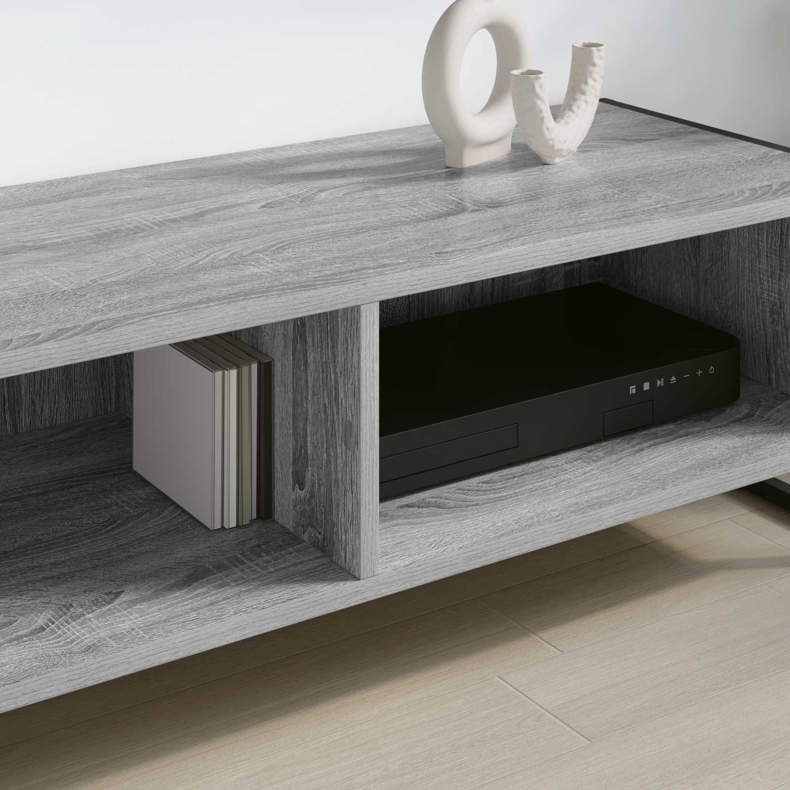 Meuble TV Gris Sonoma 100 x 36,5 x 30,5 cm Bois d'ingénierie - XIOS