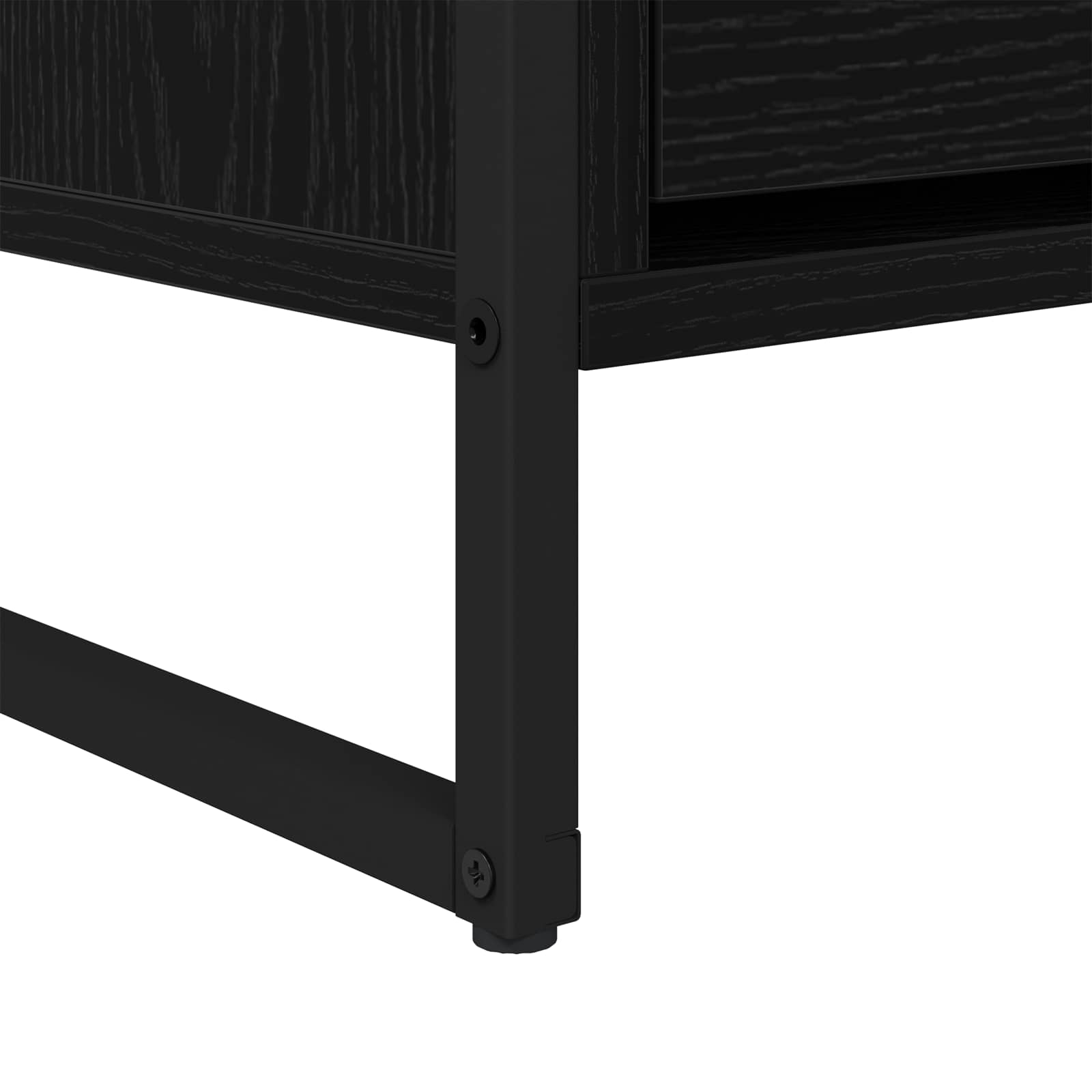 Meuble TV Chêne noir 100 x 36 x 49,5 cm Bois d'ingénierie - XIOS