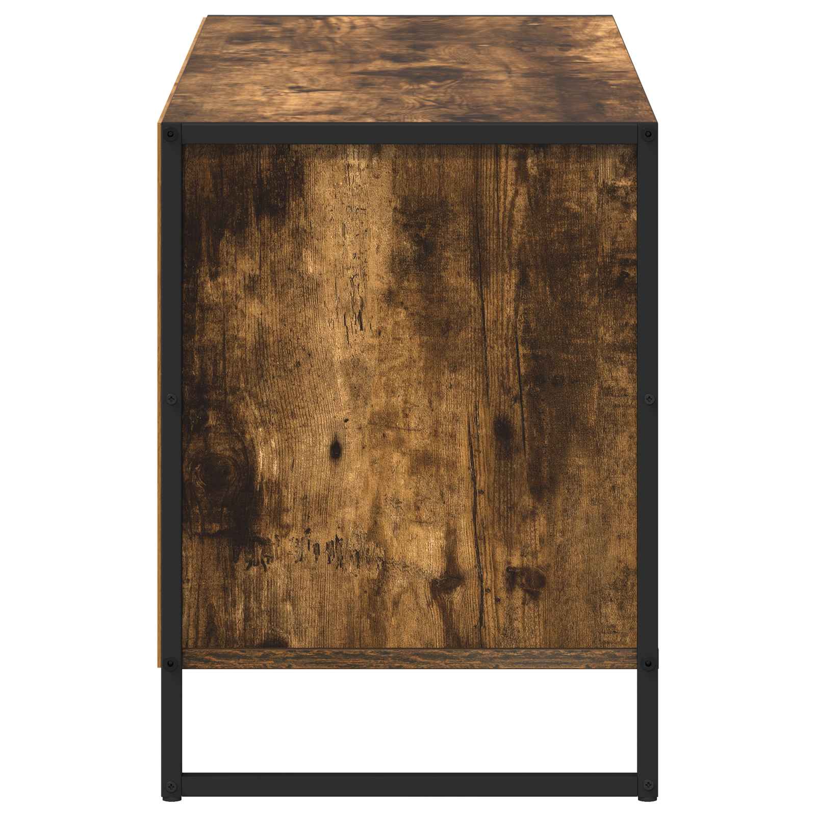 Meuble TV Chêne Fumé 100 x 36 x 49,5 cm Bois d'ingénierie - XIOS