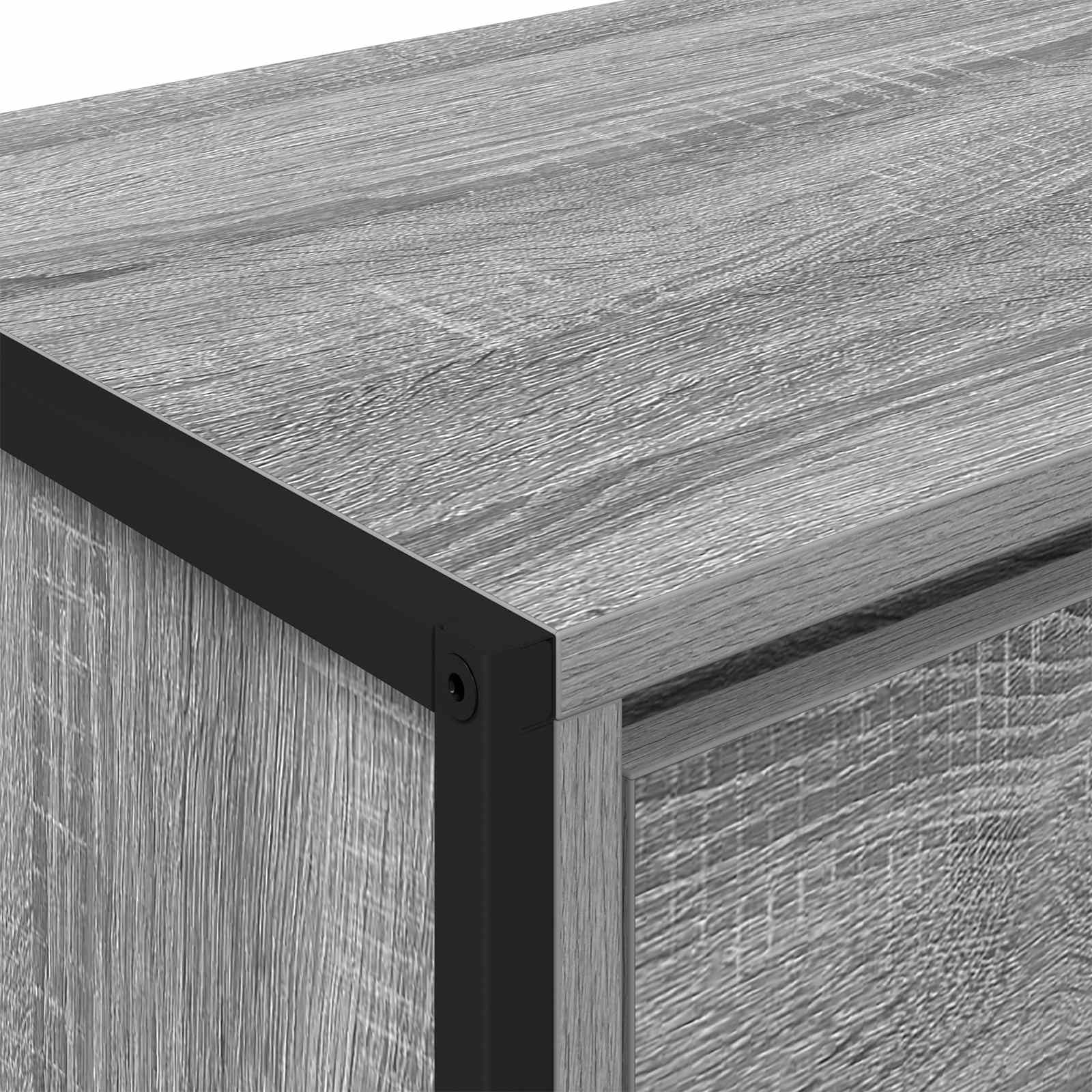 Meuble TV Gris Sonoma 100 x 36 x 49,5 cm Bois d'ingénierie - XIOS