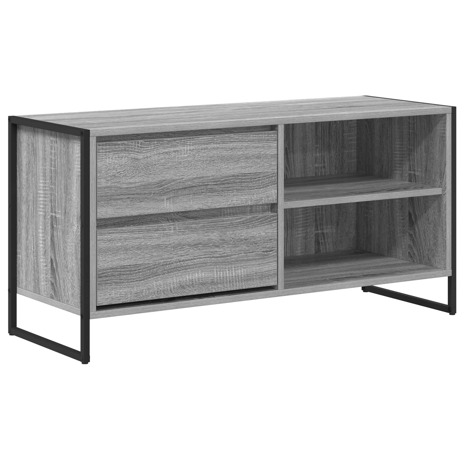 Meuble TV Gris Sonoma 100 x 36 x 49,5 cm Bois d'ingénierie - XIOS