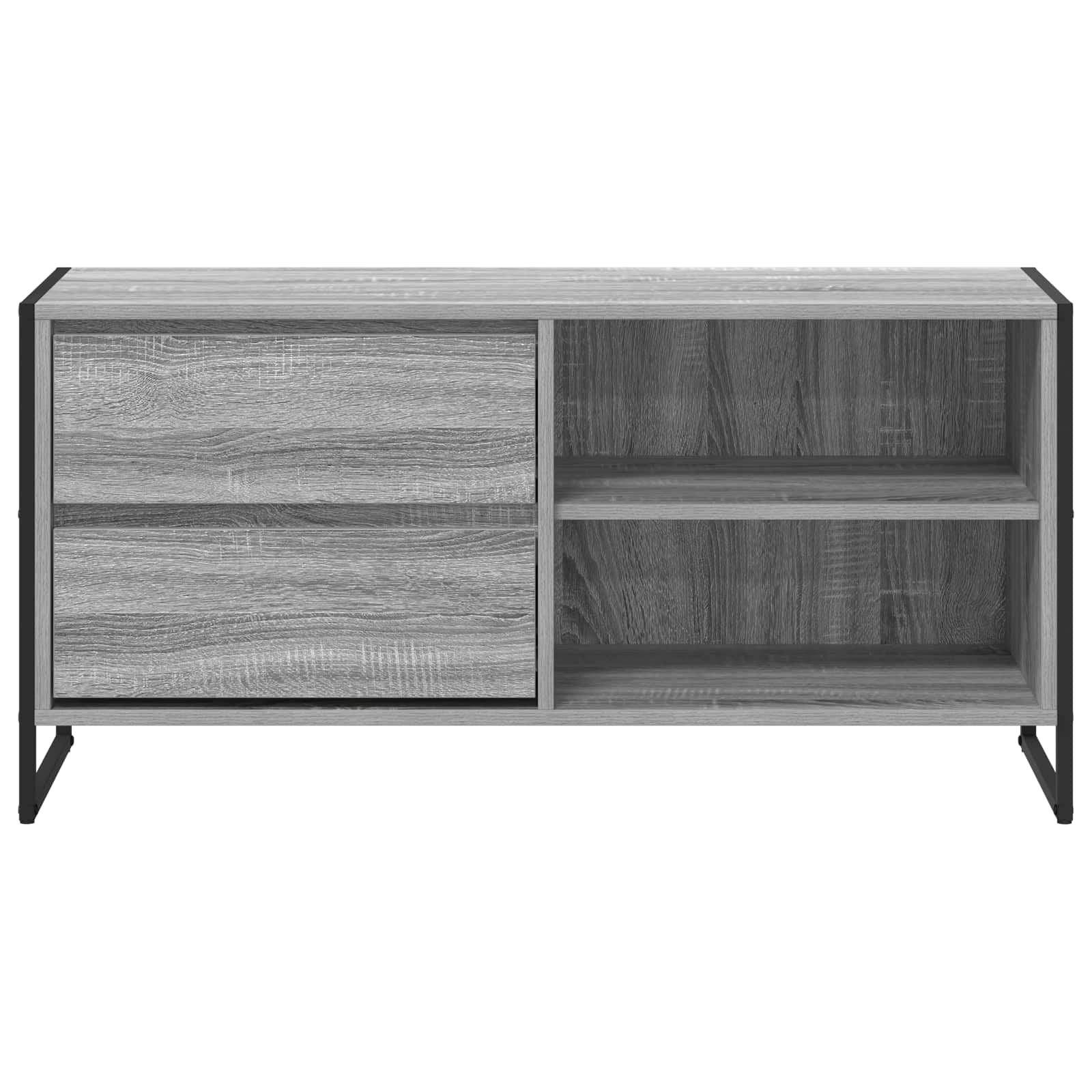 Meuble TV Gris Sonoma 100 x 36 x 49,5 cm Bois d'ingénierie - XIOS