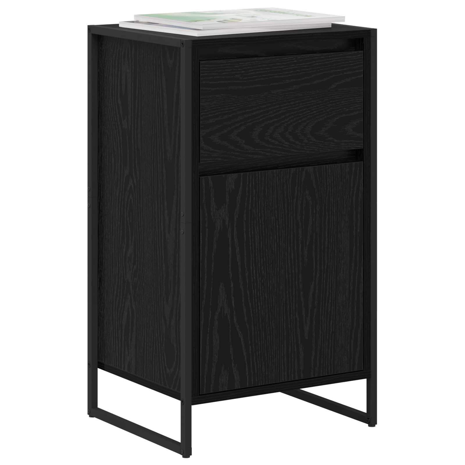 Buffet Chêne noir 81 x 36 x 150.5 cm Bois d'ingénierie - XIOS