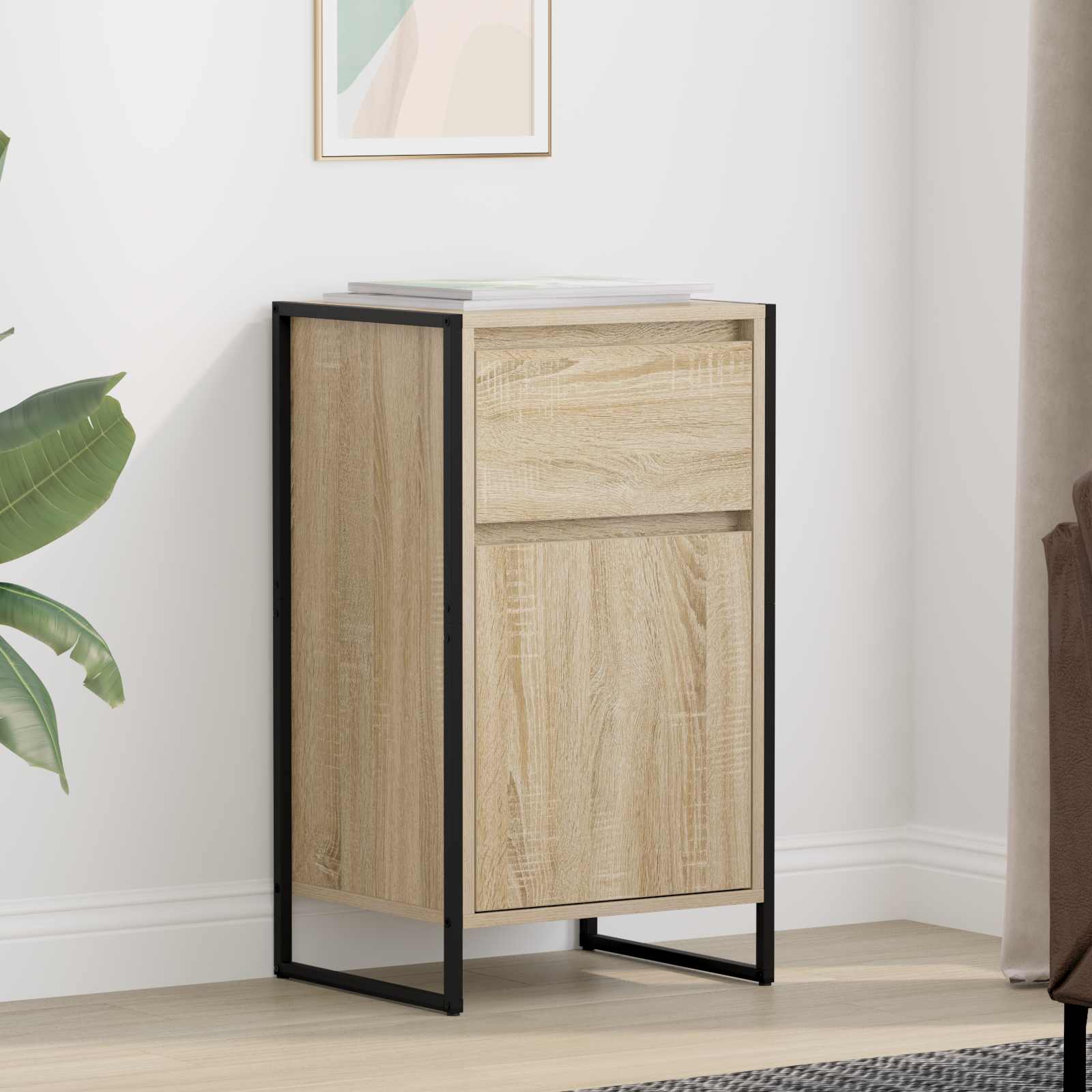 Buffet avec tiroir Sonoma 81 x 36 x 150.5 cm Bois d'ingénierie - XIOS
