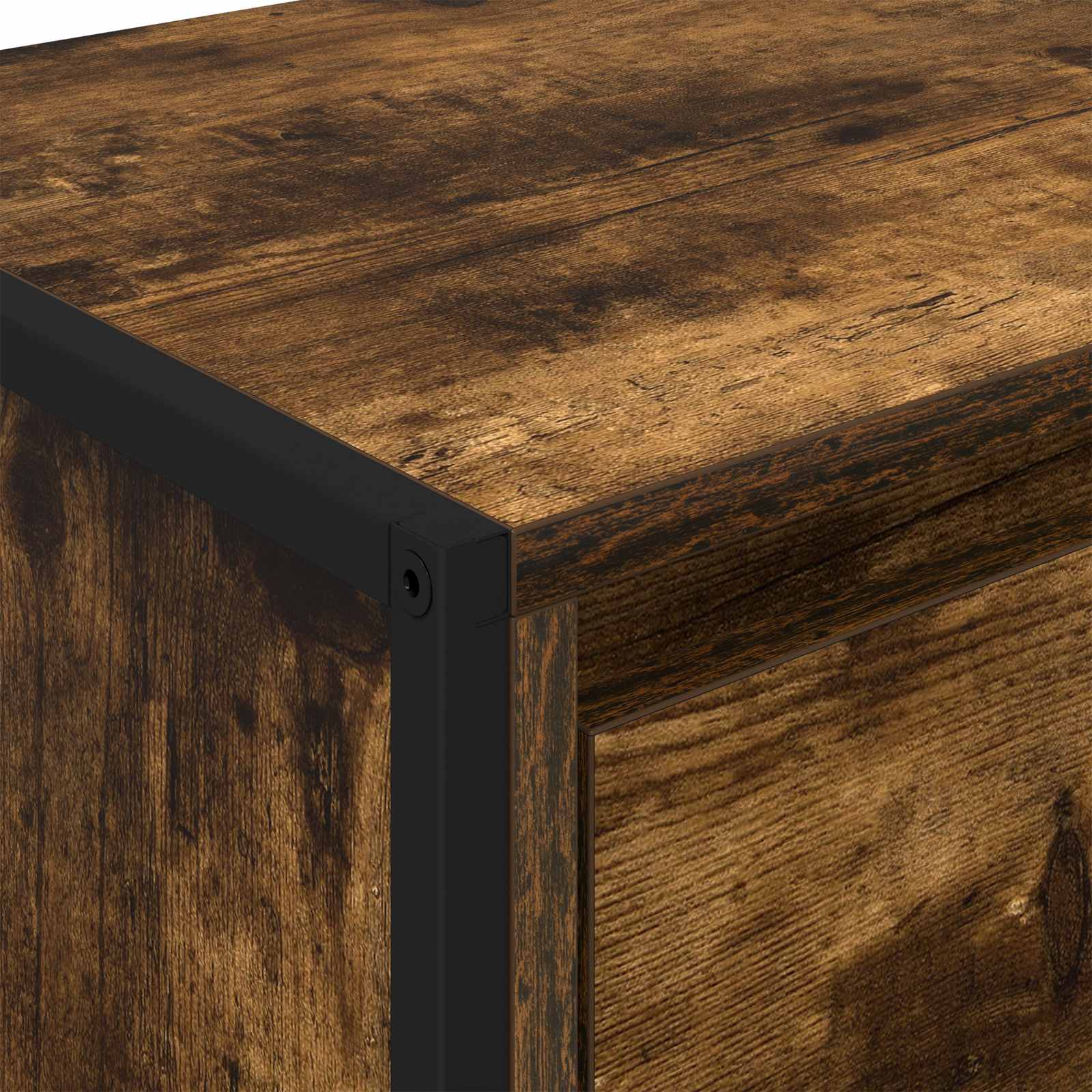 Buffet Chêne Fumé 81 x 36 x 150.5 cm Bois d'ingénierie - XIOS