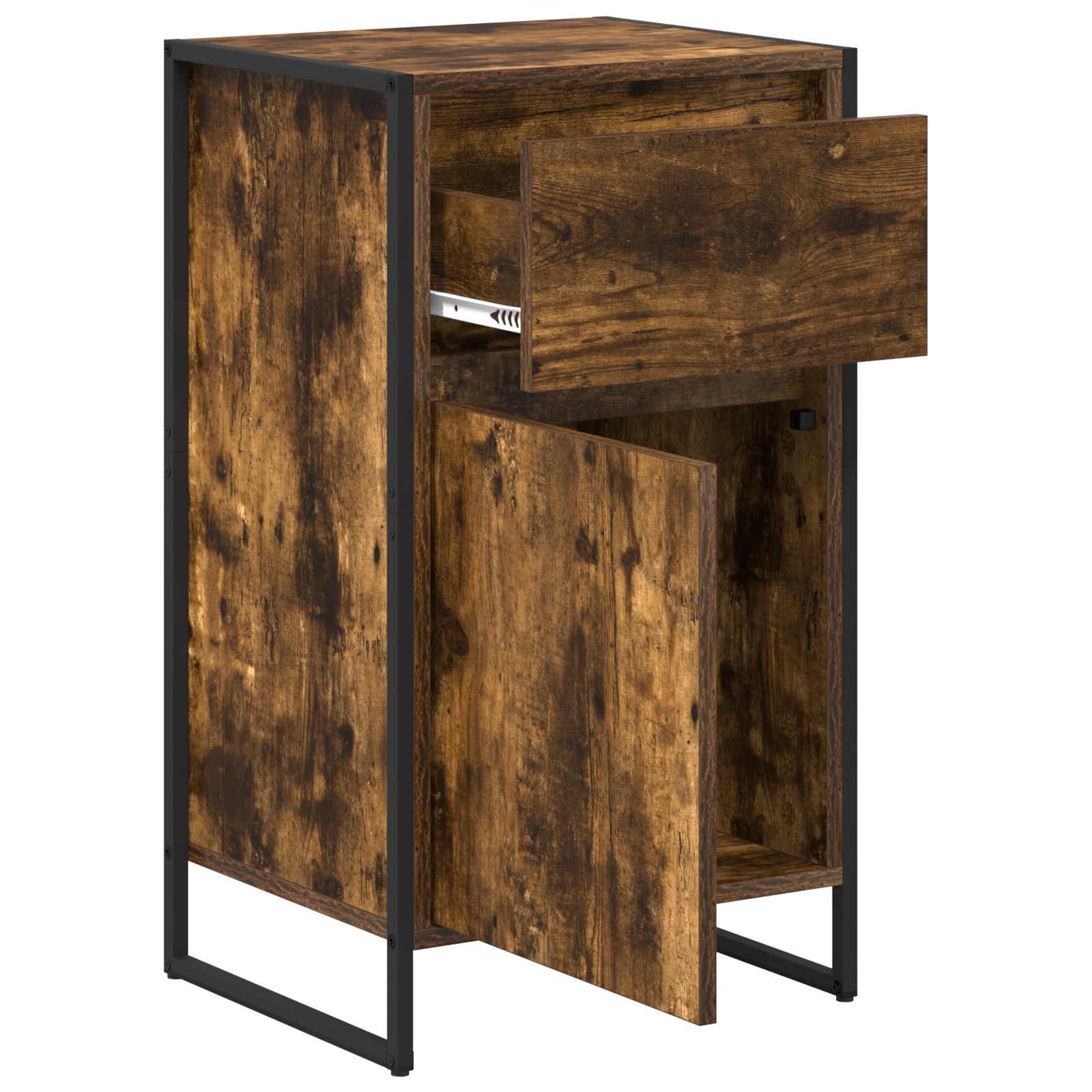 Buffet Chêne Fumé 81 x 36 x 150.5 cm Bois d'ingénierie - XIOS