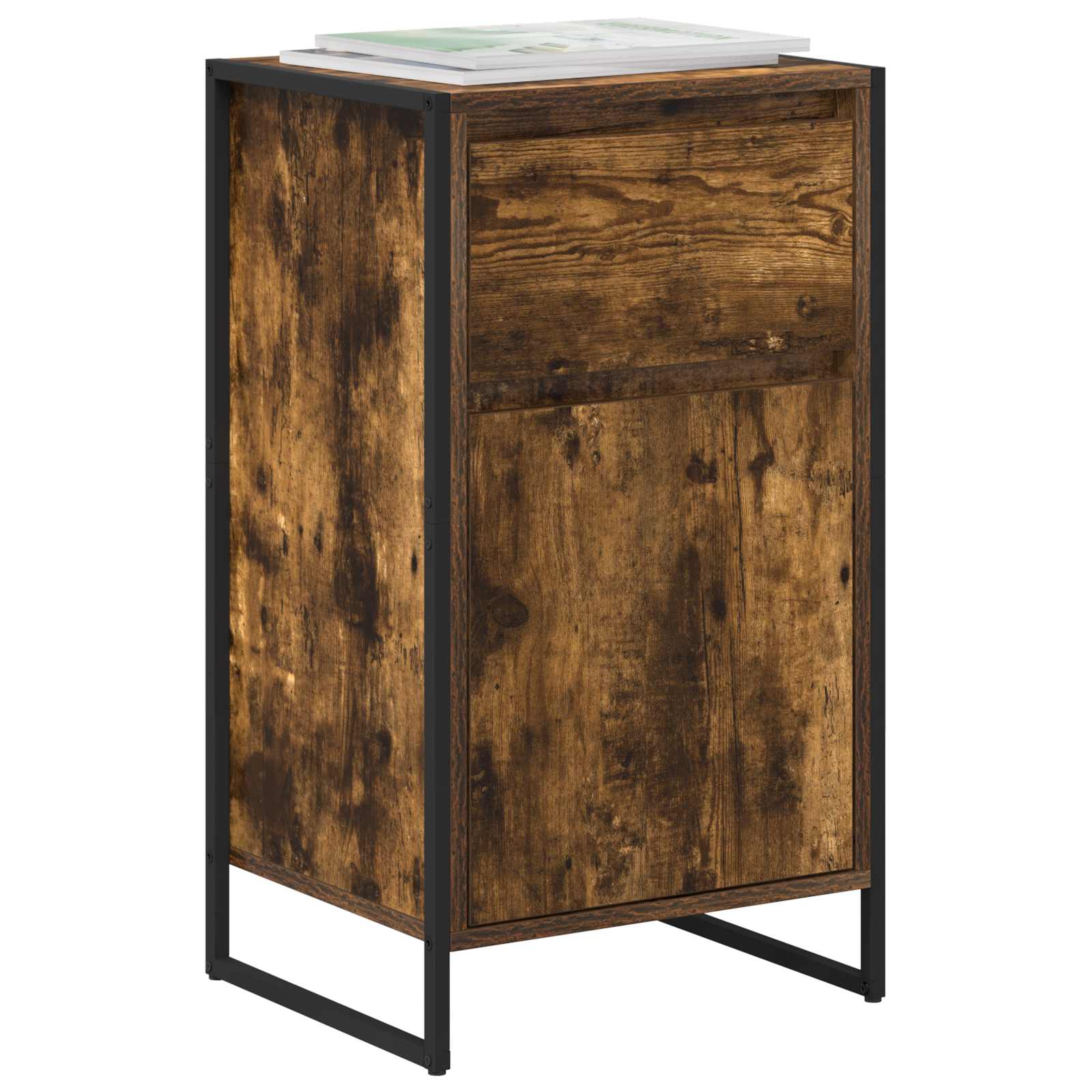 Buffet Chêne Fumé 81 x 36 x 150.5 cm Bois d'ingénierie - XIOS