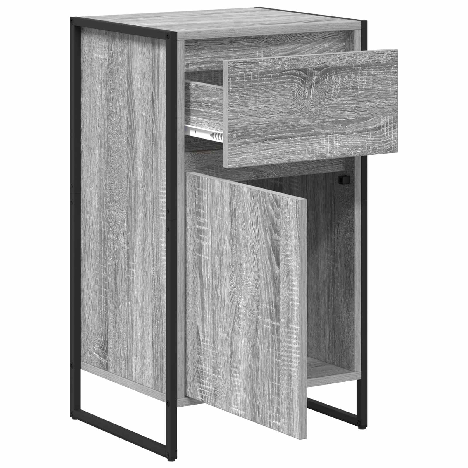 Buffet Gris Sonoma 81 x 36 x 150.5 cm Bois d'ingénierie - XIOS