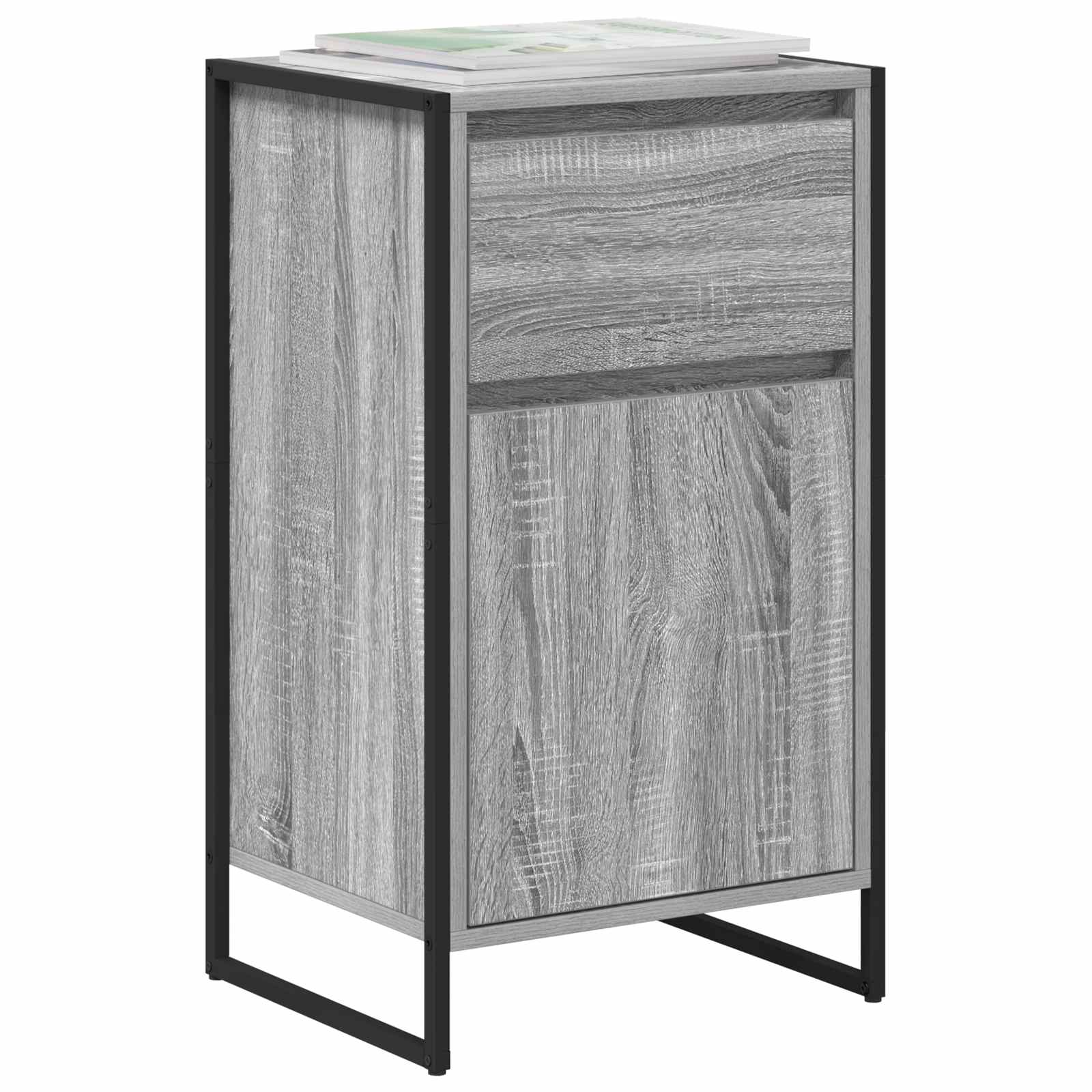 Buffet Gris Sonoma 81 x 36 x 150.5 cm Bois d'ingénierie - XIOS