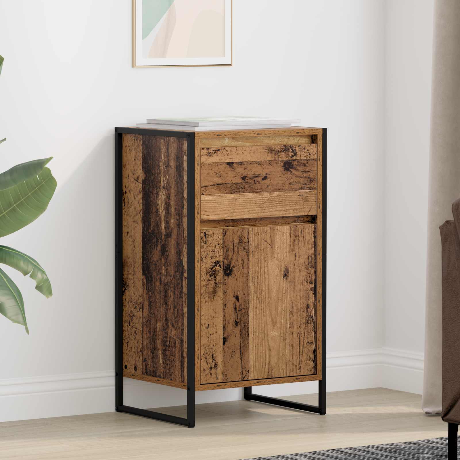 Buffet Bois Ancien 81 x 36 x 150.5 cm Bois d'ingénierie - XIOS