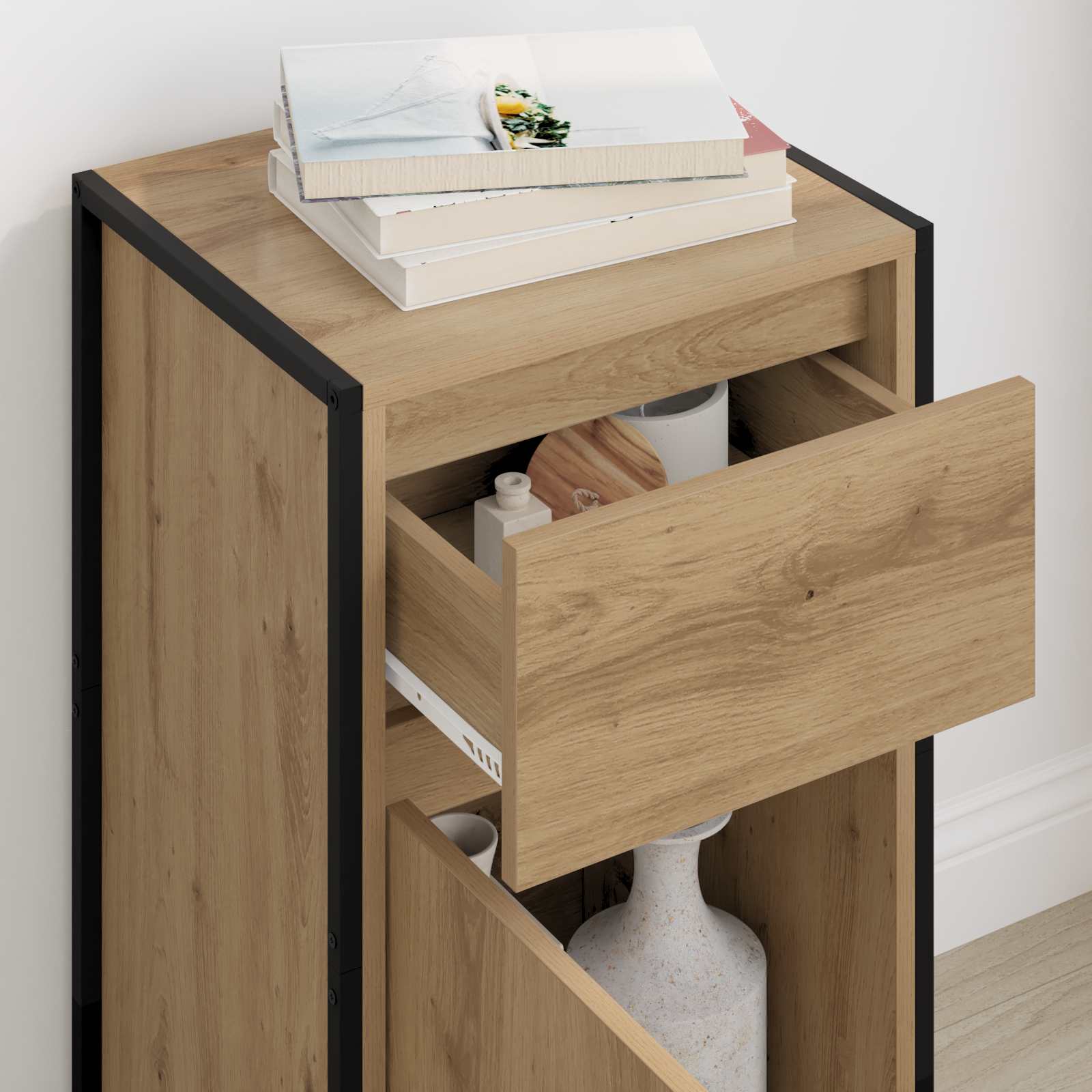 Buffet Chêne artisan 81 x 36 x 150.5 cm Bois d'ingénierie - XIOS