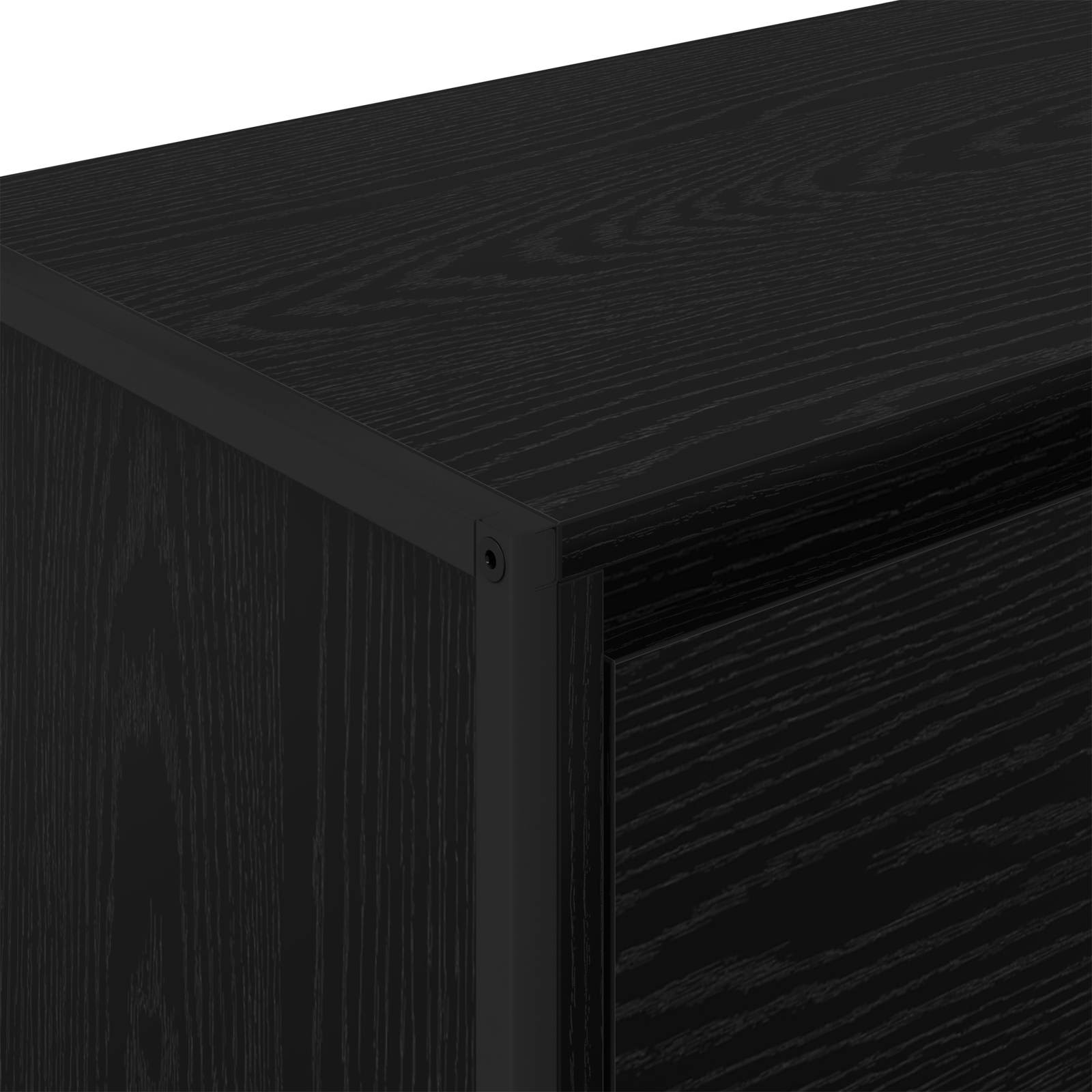 Buffet Chêne noir 79 x 36 x 75.5 cm Bois d'ingénierie - XIOS