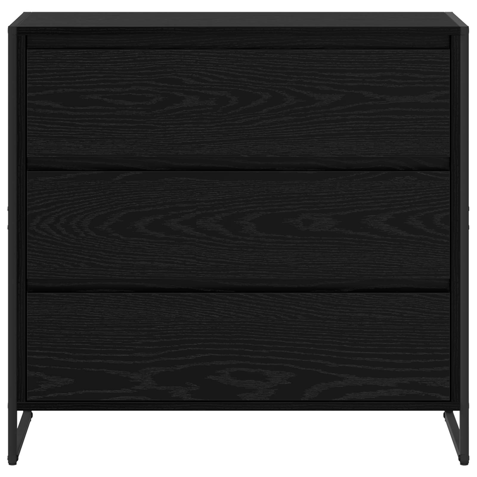 Buffet Chêne noir 79 x 36 x 75.5 cm Bois d'ingénierie - XIOS