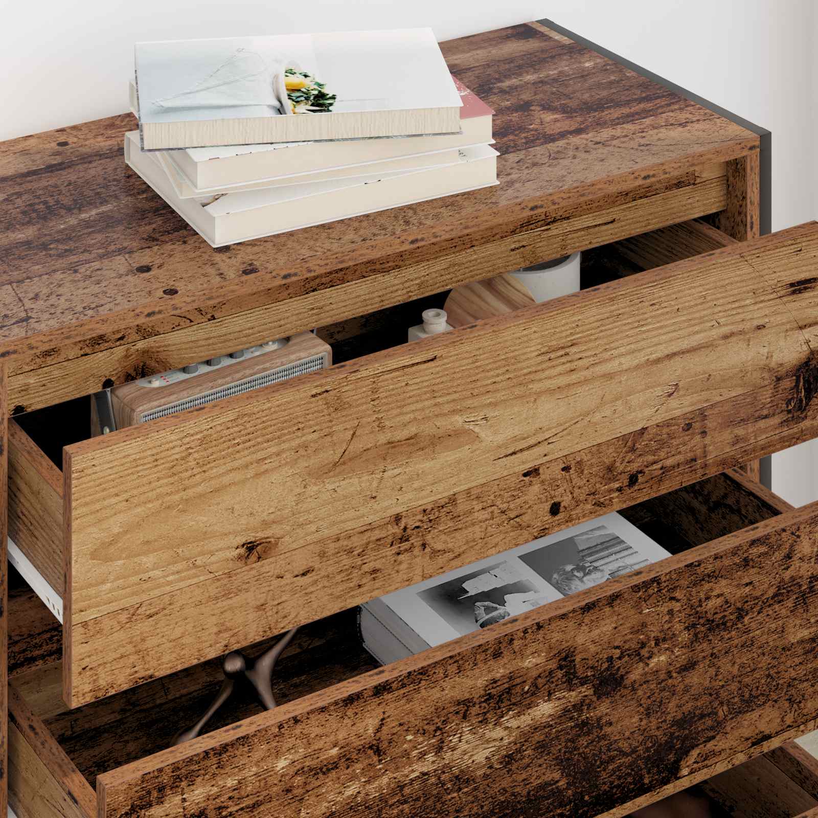Buffet Bois Ancien 79 x 36 x 75.5 cm Bois d'ingénierie - XIOS