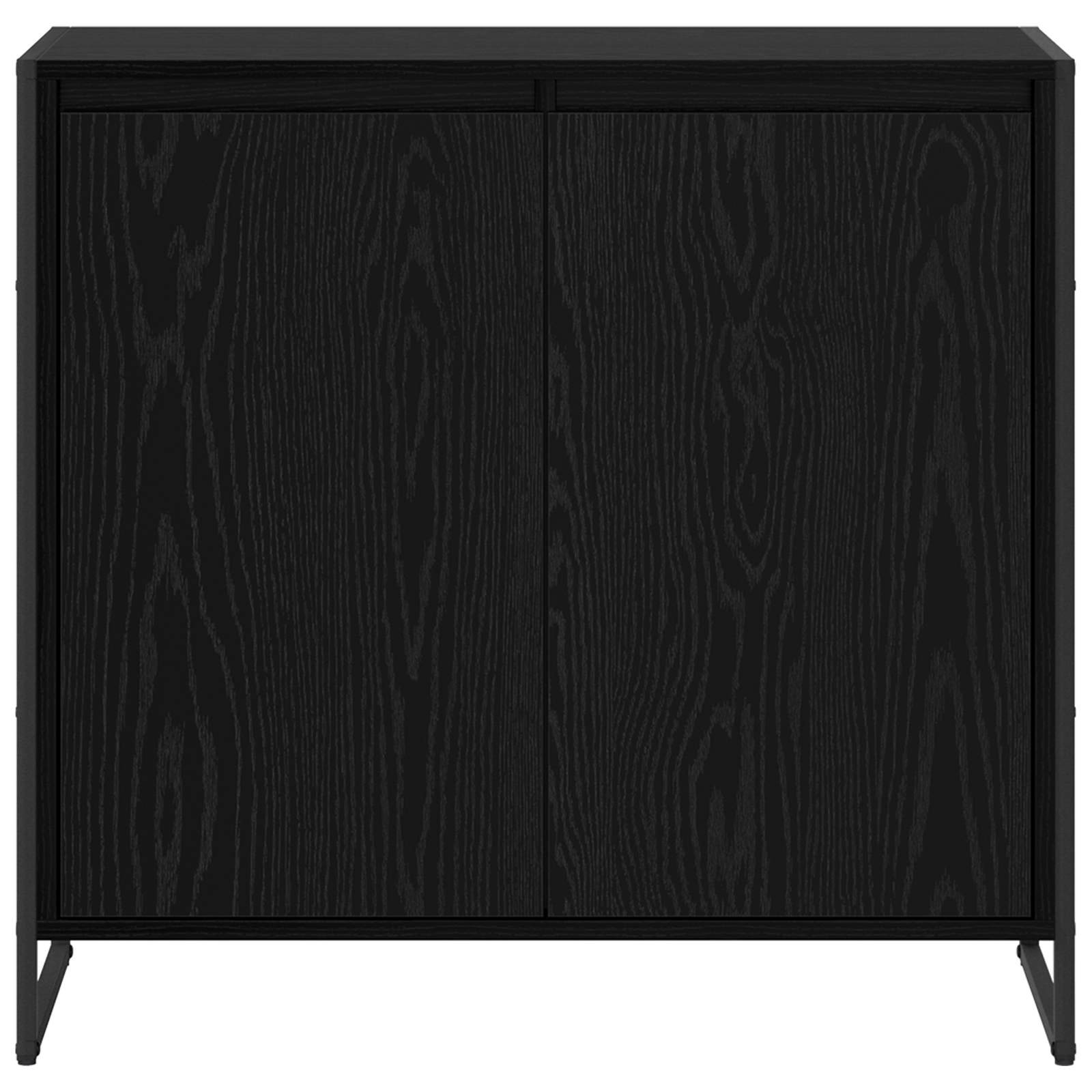 Meuble d'appoint Chêne noir 79 x 36 x 75 cm Bois d'ingénierie - XIOS