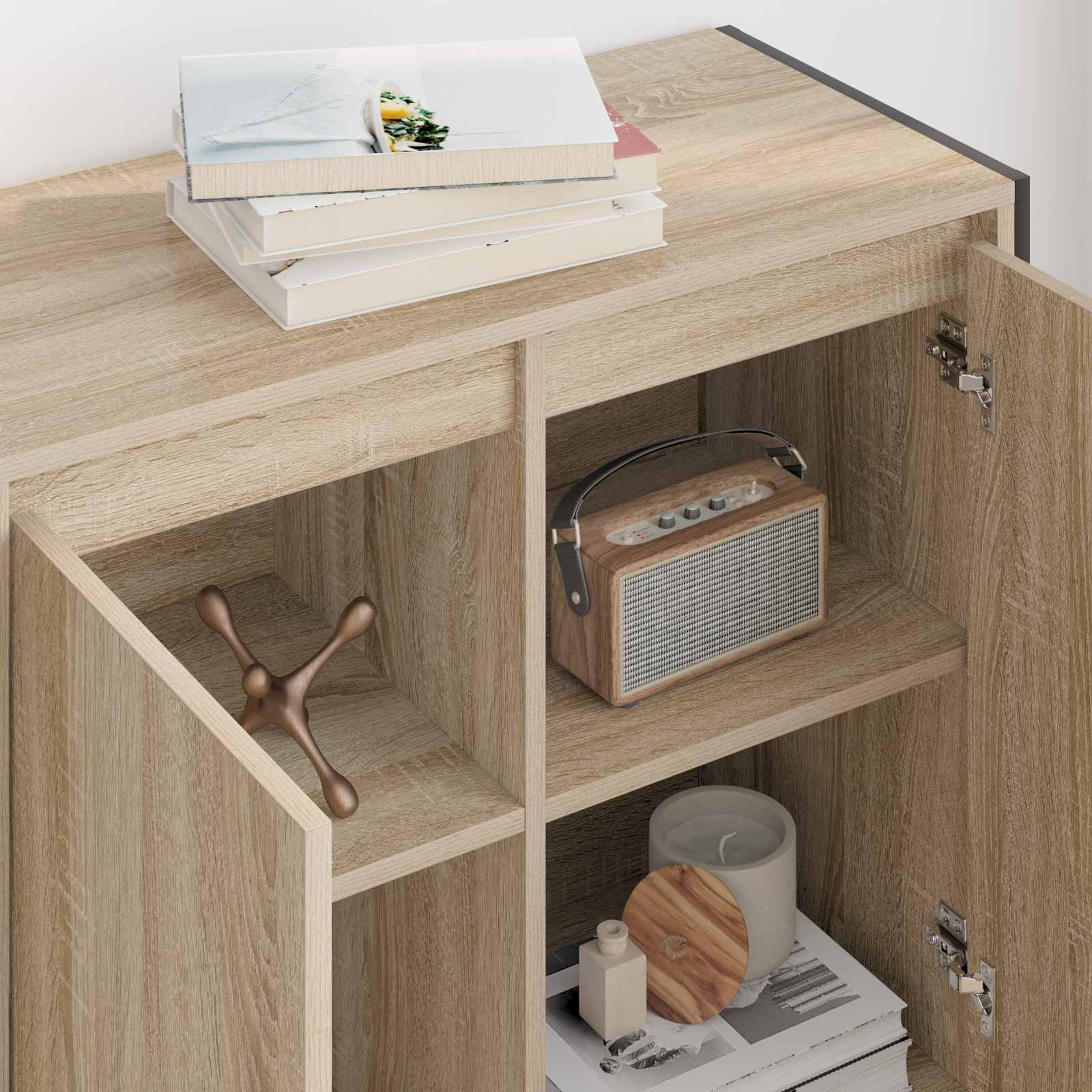 Meuble d'appoint Sonoma 79 x 36 x 75 cm Bois d'ingénierie - XIOS