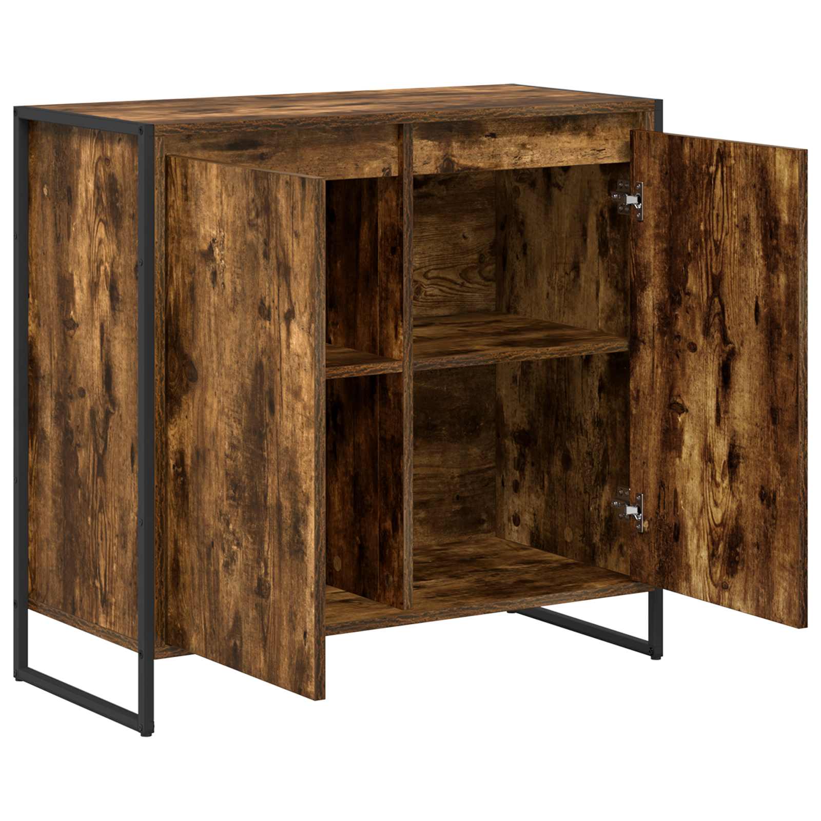 Meuble d'appoint Chêne Fumé 79 x 36 x 75 cm Bois d'ingénierie - XIOS