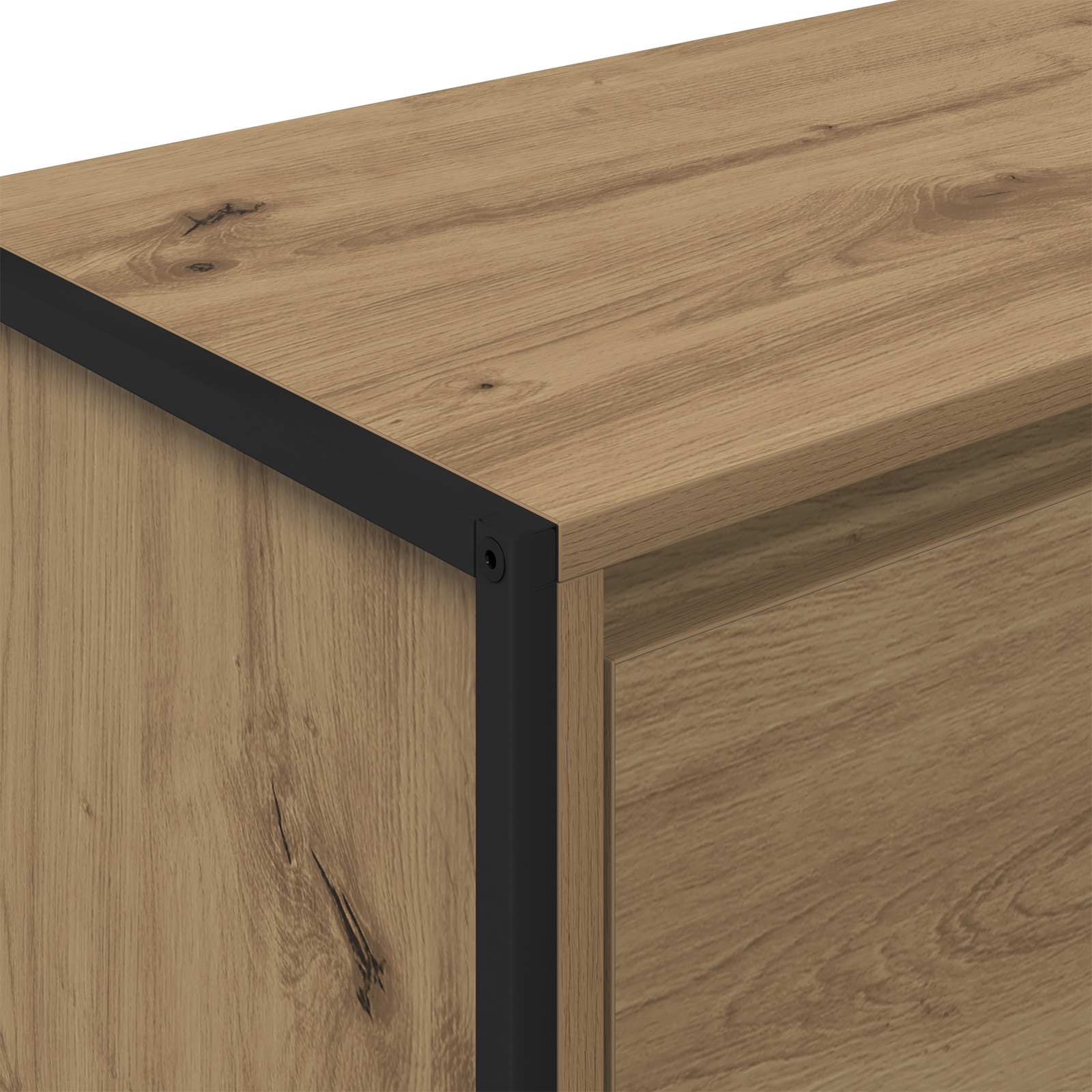 Meuble d'appoint Chêne artisan 79 x 36 x 75 cm - XIOS