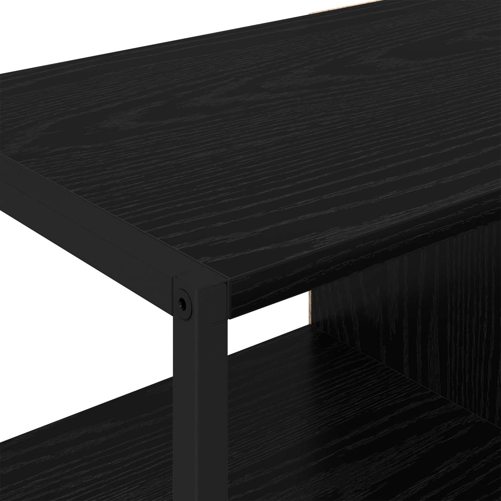 Meuble d'appoint Chêne noir 96,5 x 30 x 75 cm Bois d'ingénierie - XIOS