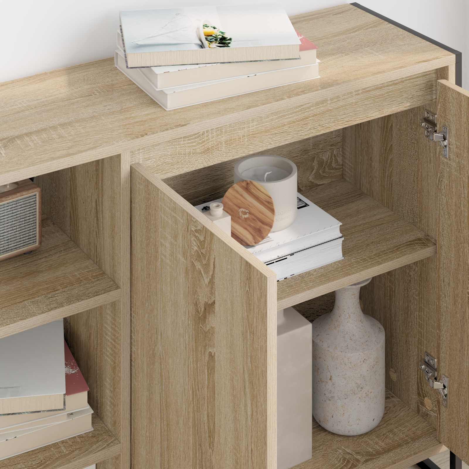 Meuble d'appoint Sonoma 96,5 x 30 x 75 cm Bois d'ingénierie - XIOS