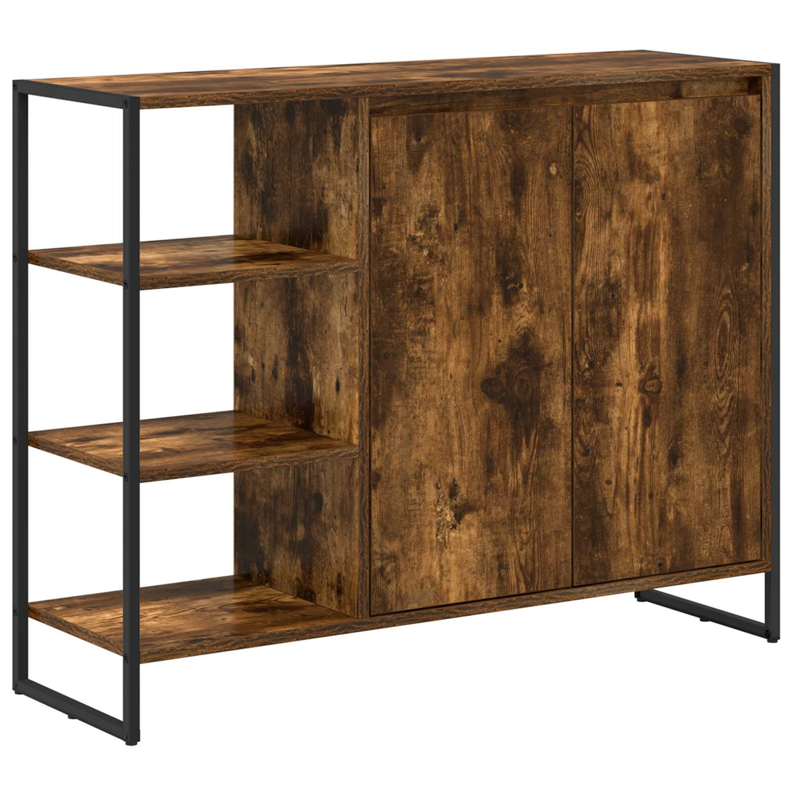 Meuble d'appoint Chêne Fumé 96,5 x 30 x 75 cm Bois d'ingénierie - XIOS