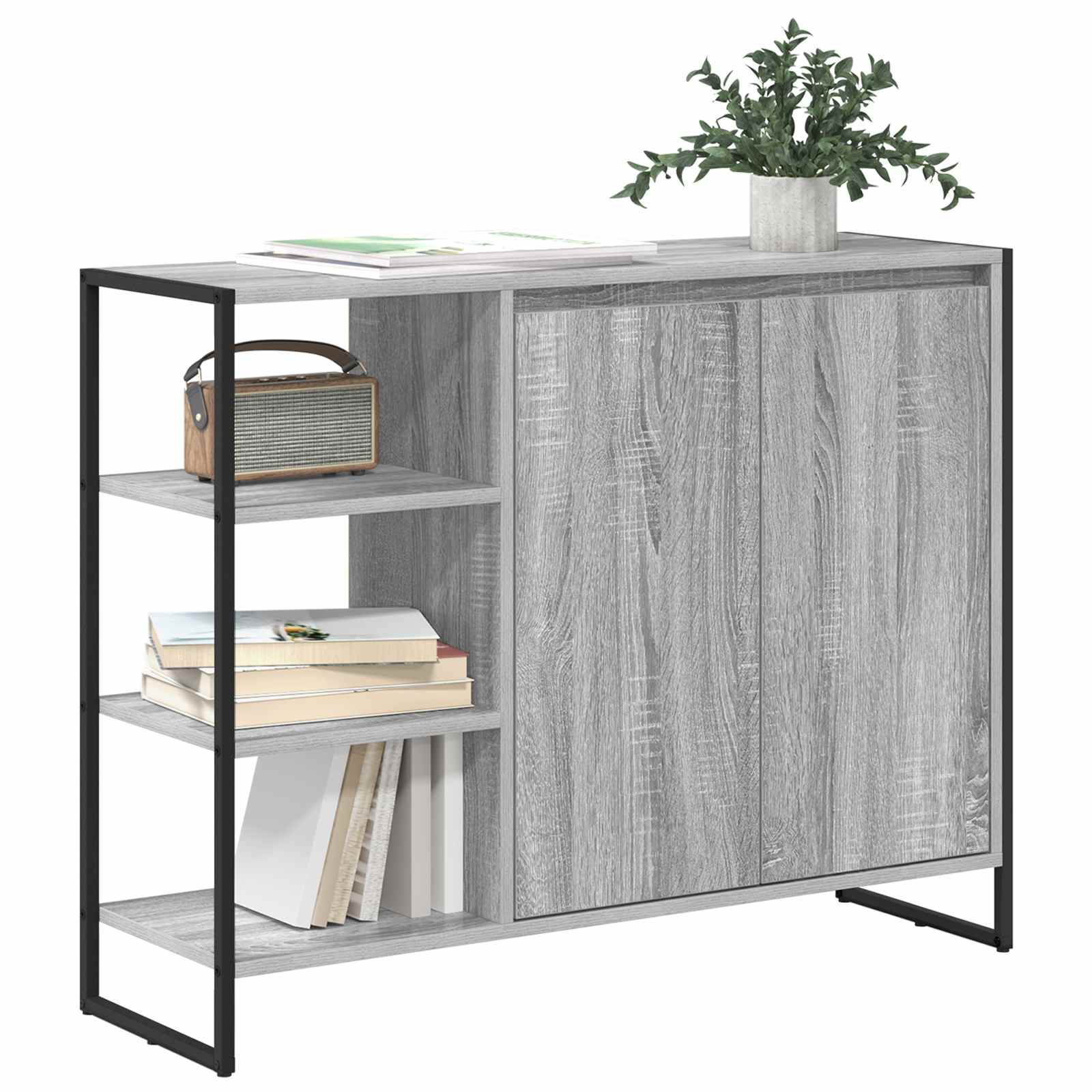 Meuble d'appoint Gris Sonoma 96,5 x 30 x 75 cm - XIOS
